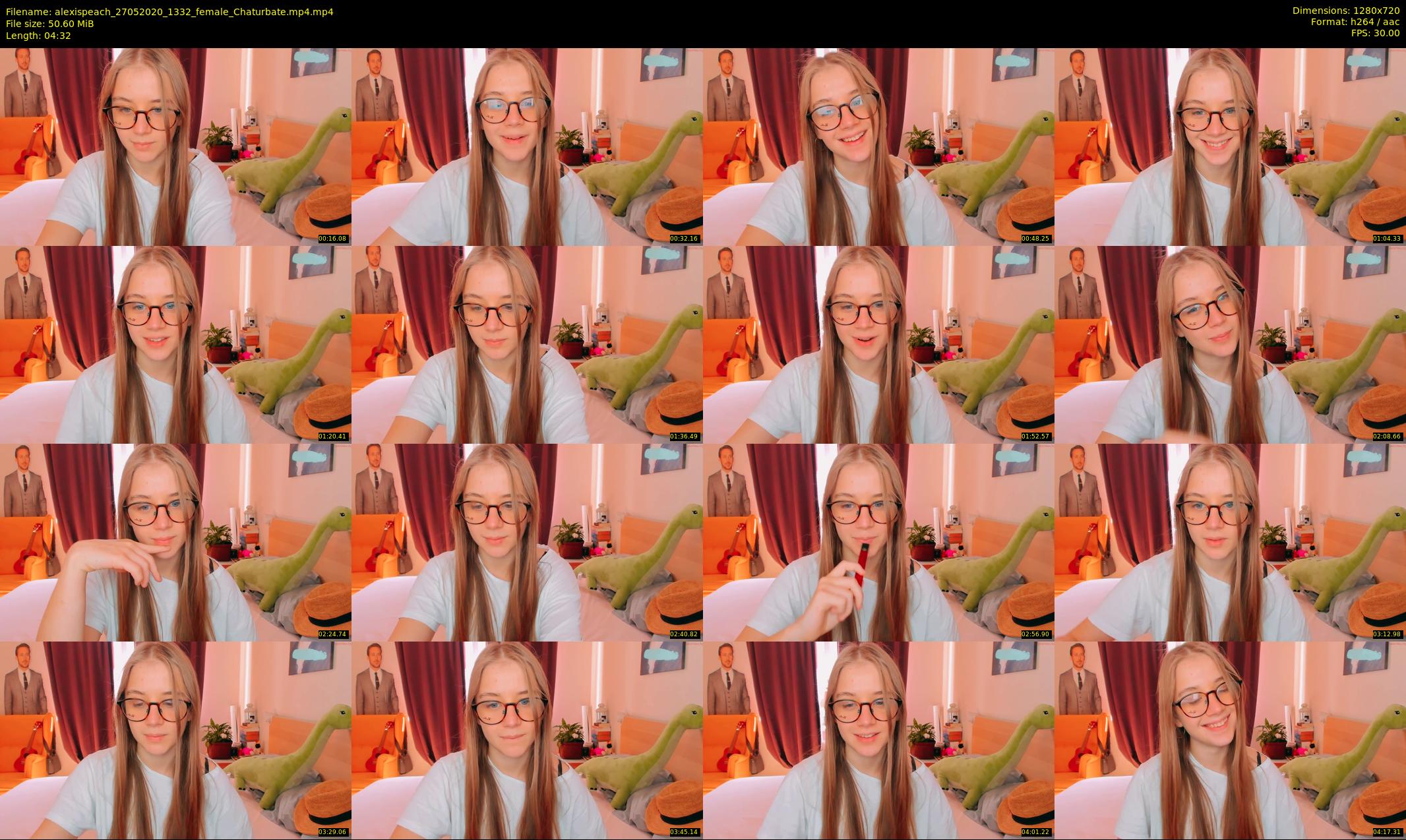 alexispeach — 5 minute Chaturbate female cam show recording, 720p, May 27, 2020