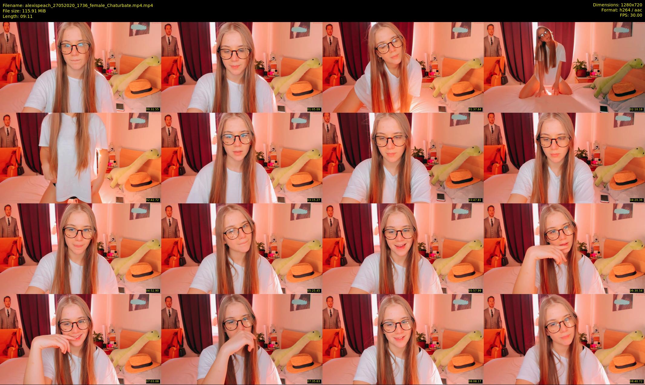 alexispeach — 10 minute Chaturbate female cam show recording, 720p, May 27, 2020