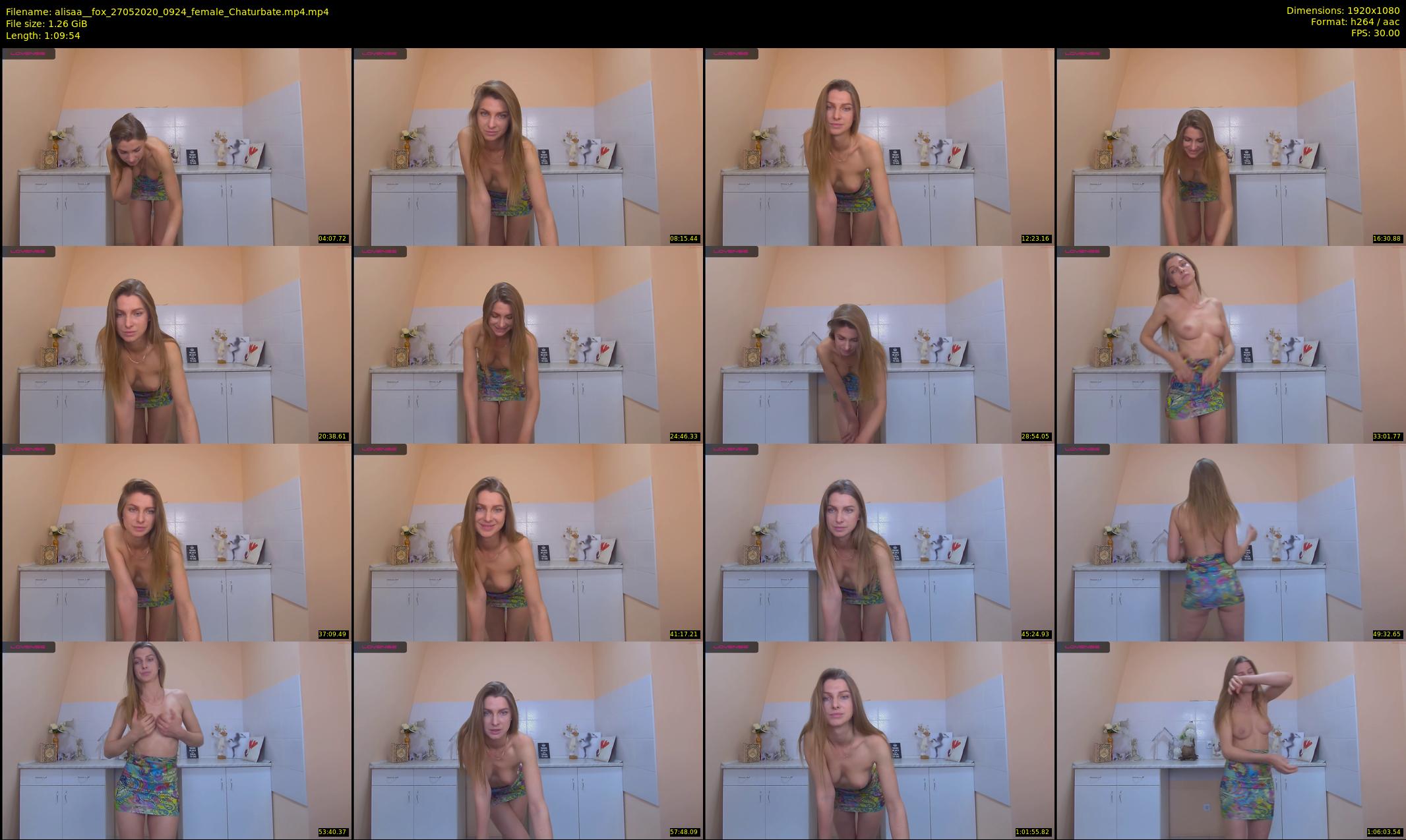alisaa__fox — 70 minute Chaturbate female cam show recording, 1080p, May 27, 2020