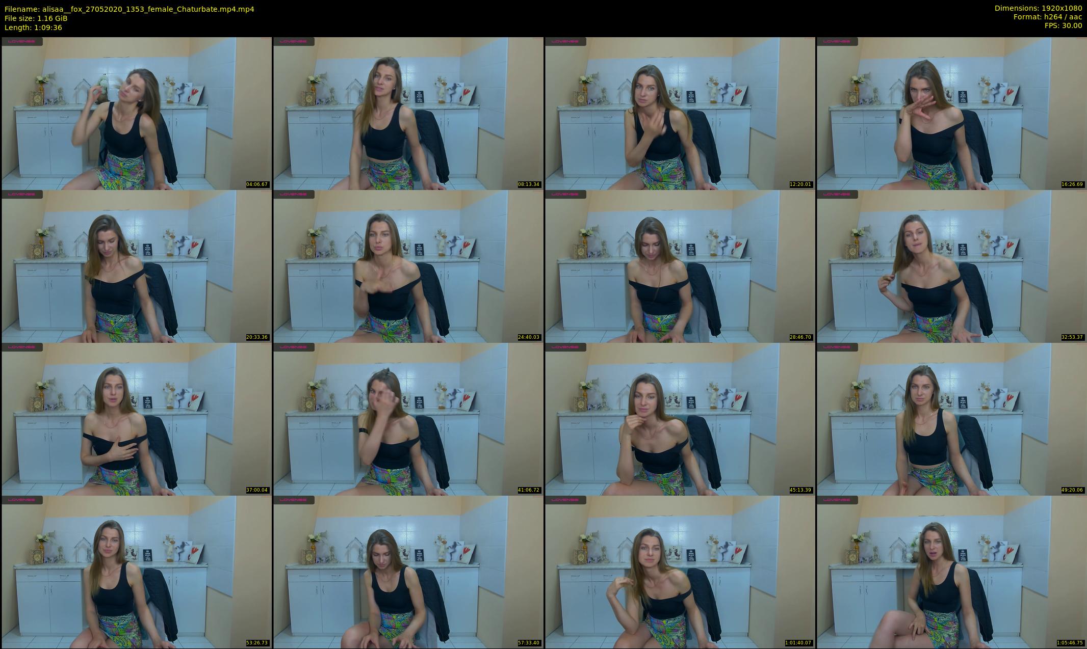 alisaa__fox — 70 minute Chaturbate female cam show recording, 1080p, May 27, 2020
