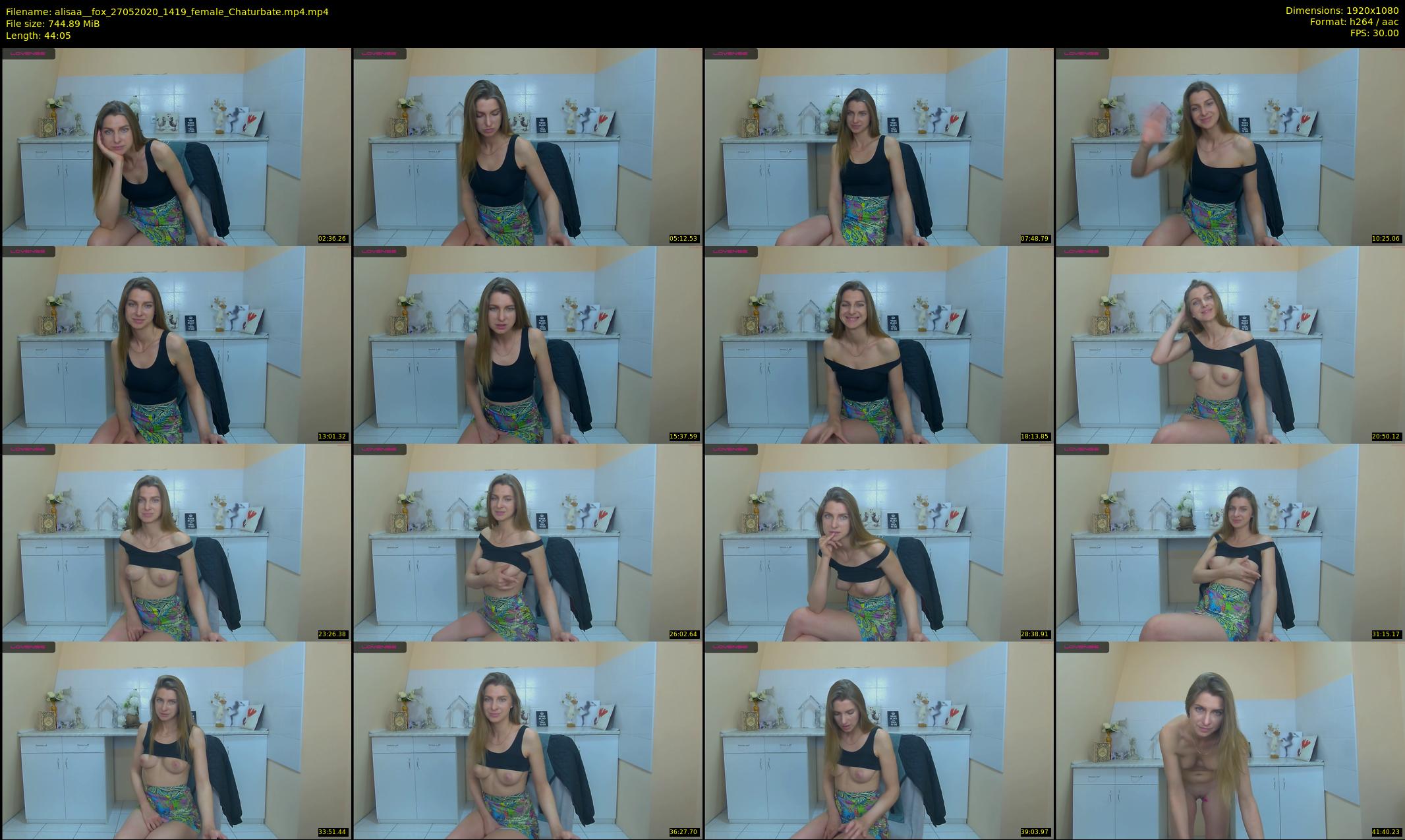 alisaa__fox — 45 minute Chaturbate female cam show recording, 1080p, May 27, 2020