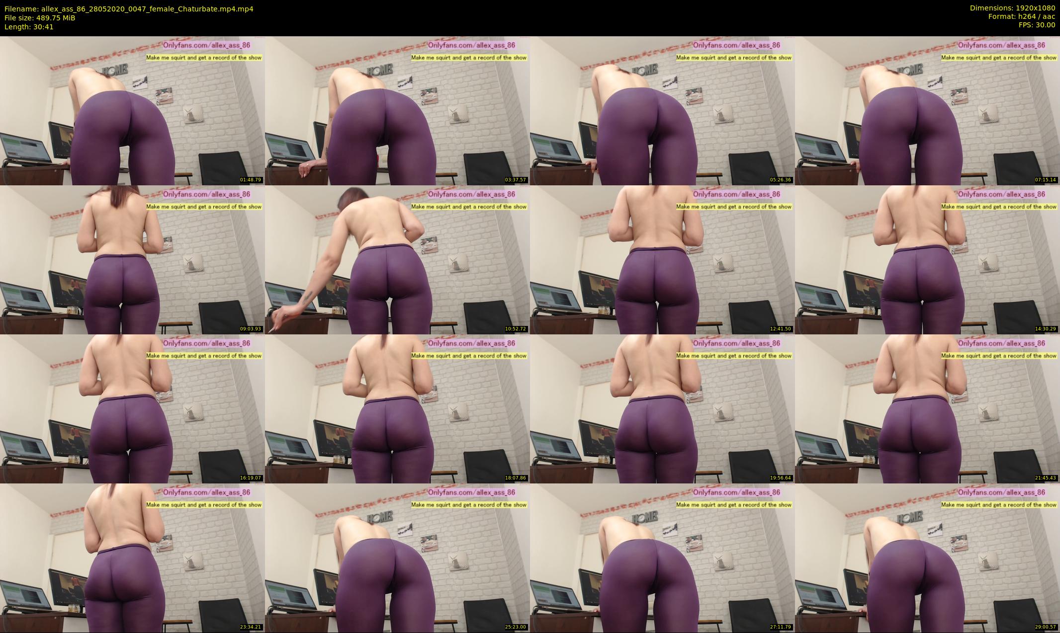 allex_ass_86 — 31 minute Chaturbate female cam show recording, 1080p, May 28, 2020