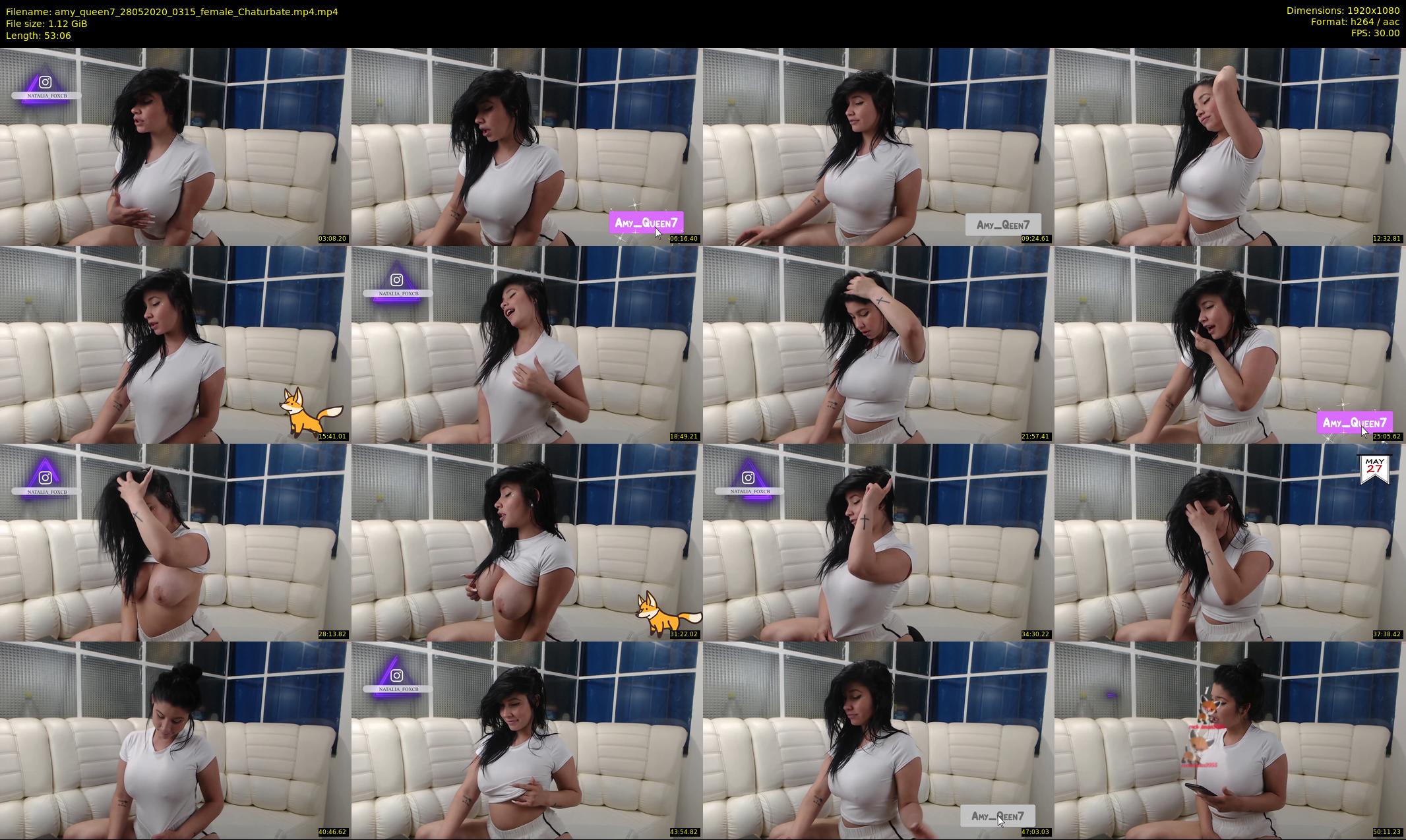amy_queen7 — 54 minute Chaturbate female cam show recording, 1080p, May 28, 2020