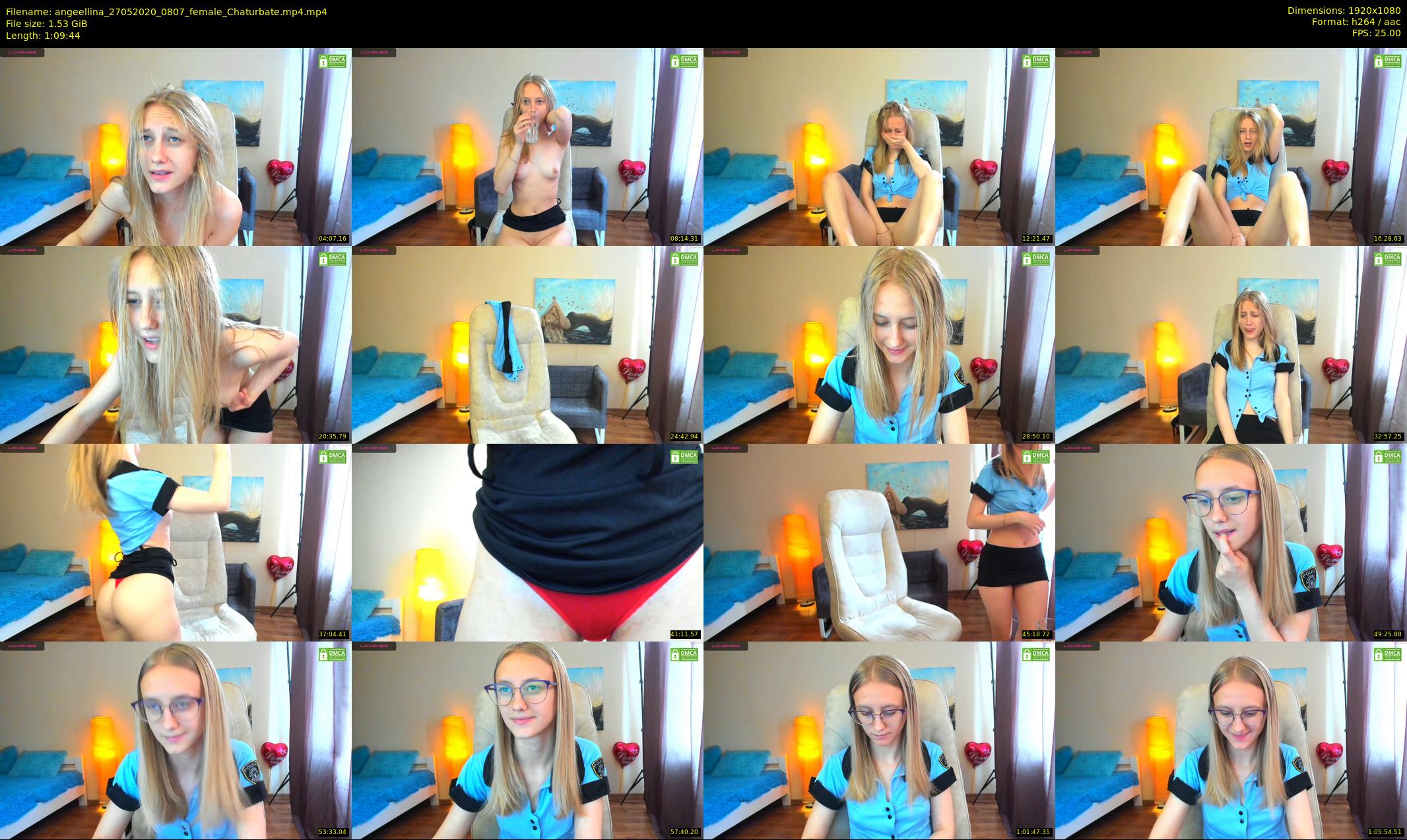 angeellina — 70 minute Chaturbate female cam show recording, 1080p, May 27, 2020