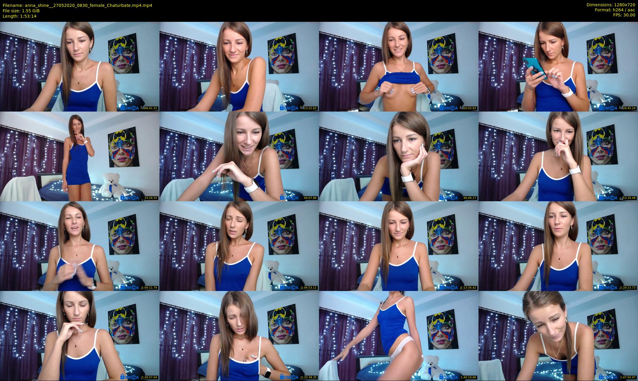 anna_shine_ — 114 minute Chaturbate female cam show recording, 720p, May 27, 2020