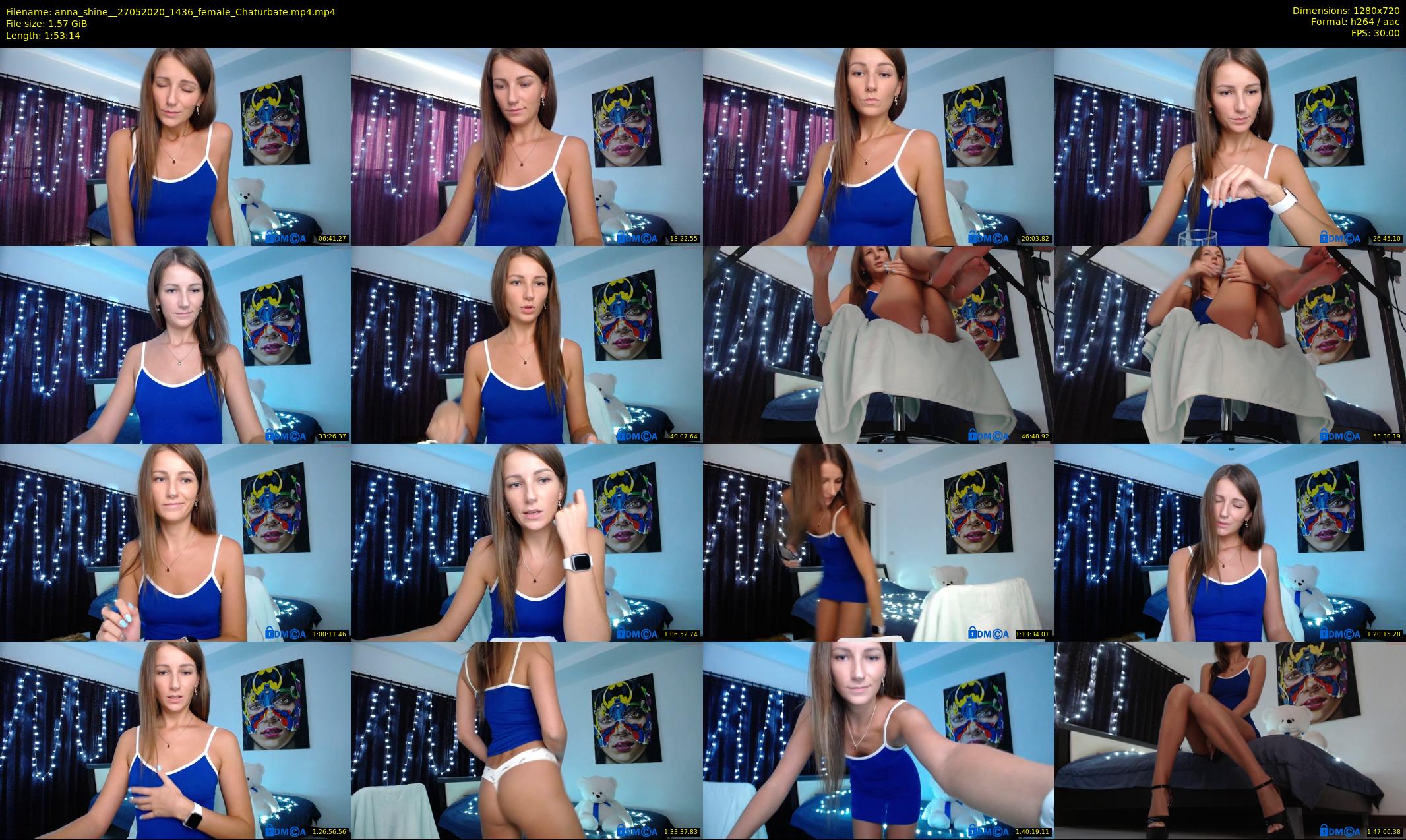 anna_shine_ — 114 minute Chaturbate female cam show recording, 720p, May 27, 2020
