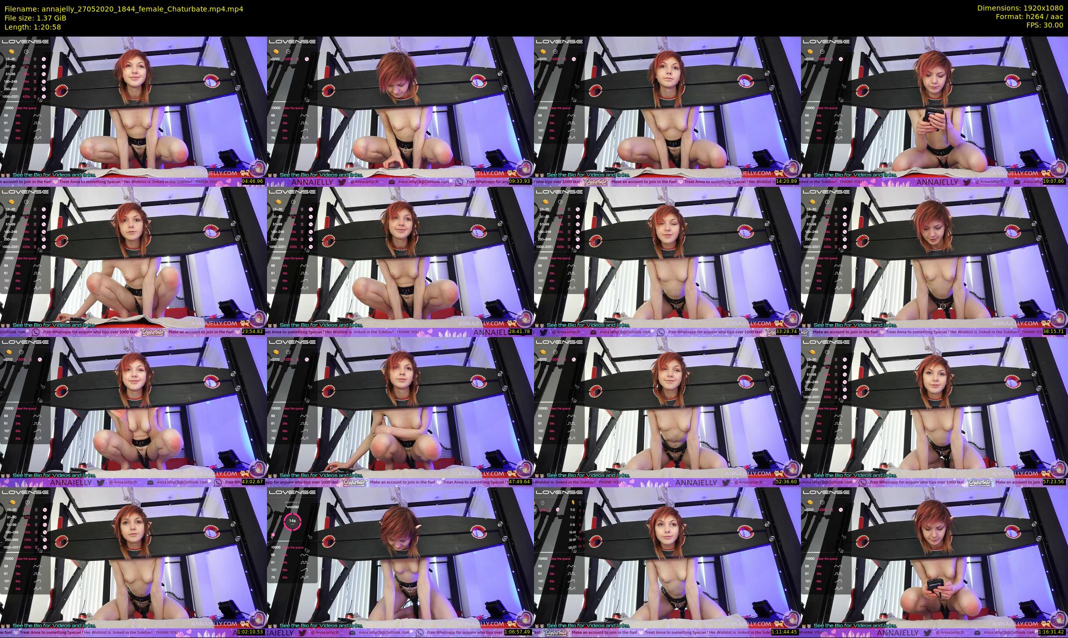 annajelly — 81 minute Chaturbate couple cam show recording, 1080p, May 27, 2020