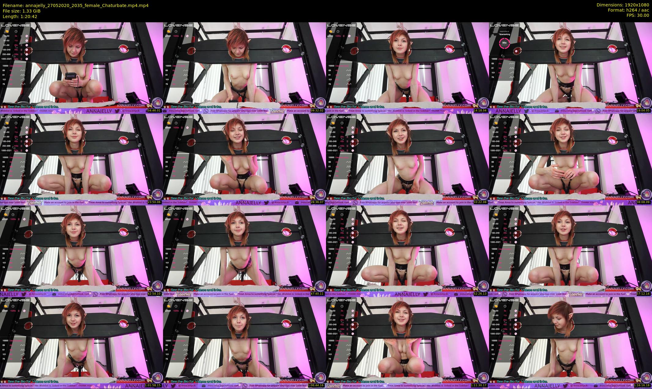 annajelly — 81 minute Chaturbate couple cam show recording, 1080p, May 27, 2020