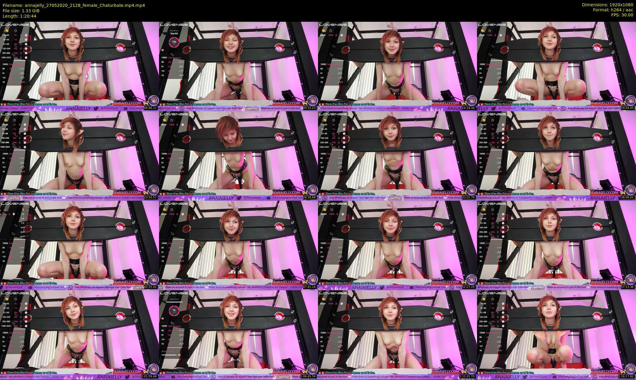 annajelly — 81 minute Chaturbate couple cam show recording, 1080p, May 27, 2020
