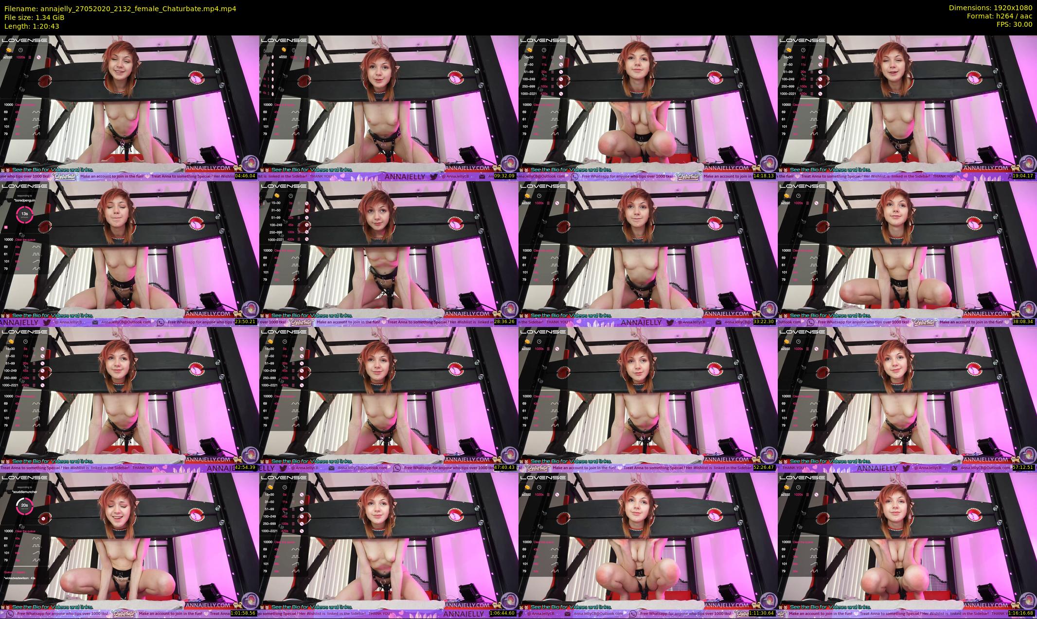 annajelly — 81 minute Chaturbate couple cam show recording, 1080p, May 27, 2020