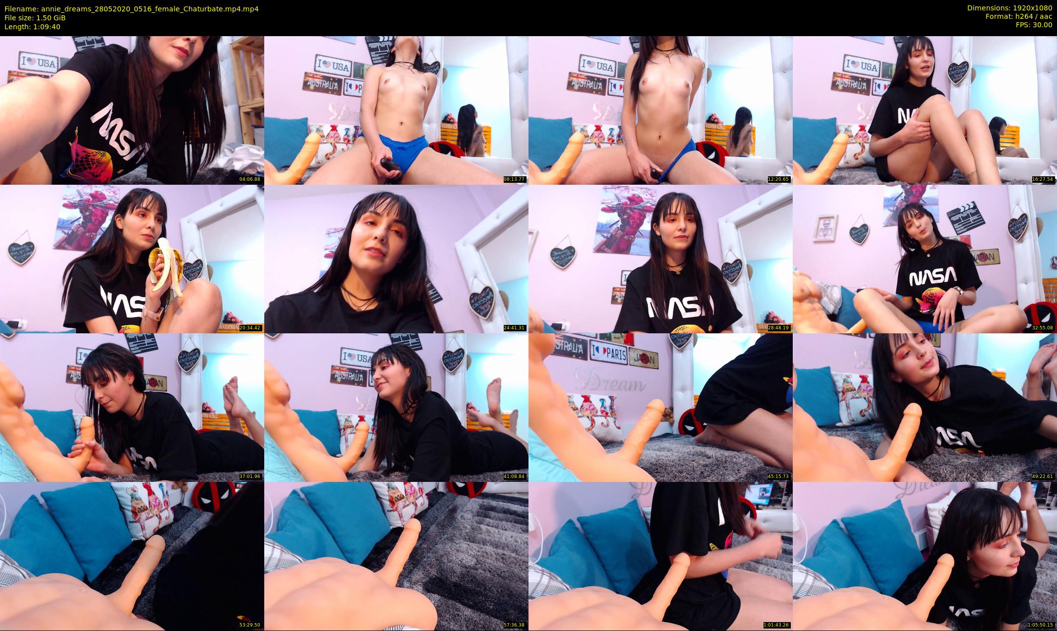 annie_dreams — 70 minute Chaturbate female cam show recording, 1080p, May 28, 2020