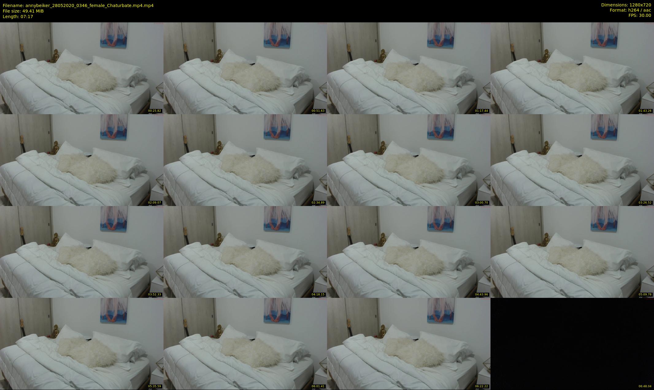 annybeiker — 8 minute Chaturbate female cam show recording, 720p, May 28, 2020