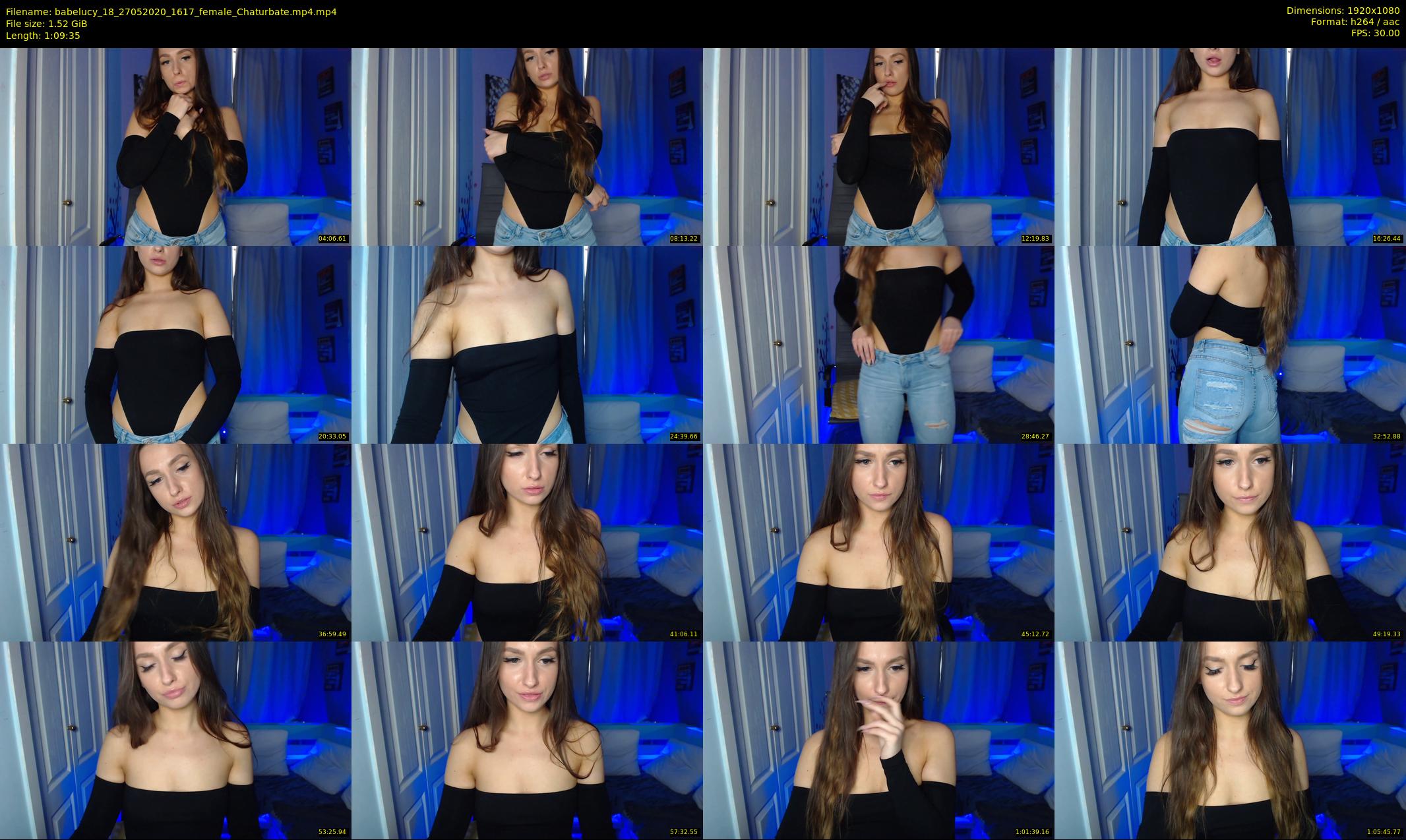 babelucy_18 — 70 minute Chaturbate female cam show recording, 1080p, May 27, 2020