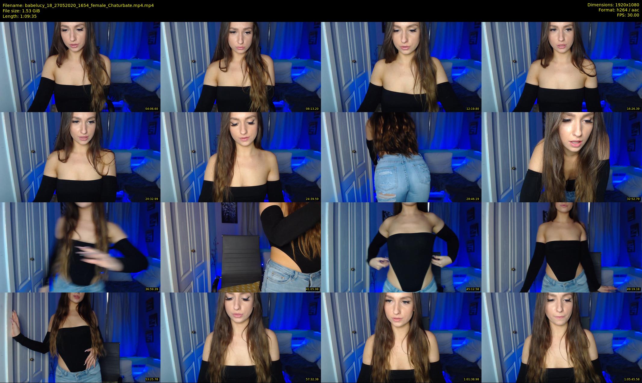 babelucy_18 — 70 minute Chaturbate female cam show recording, 1080p, May 27, 2020