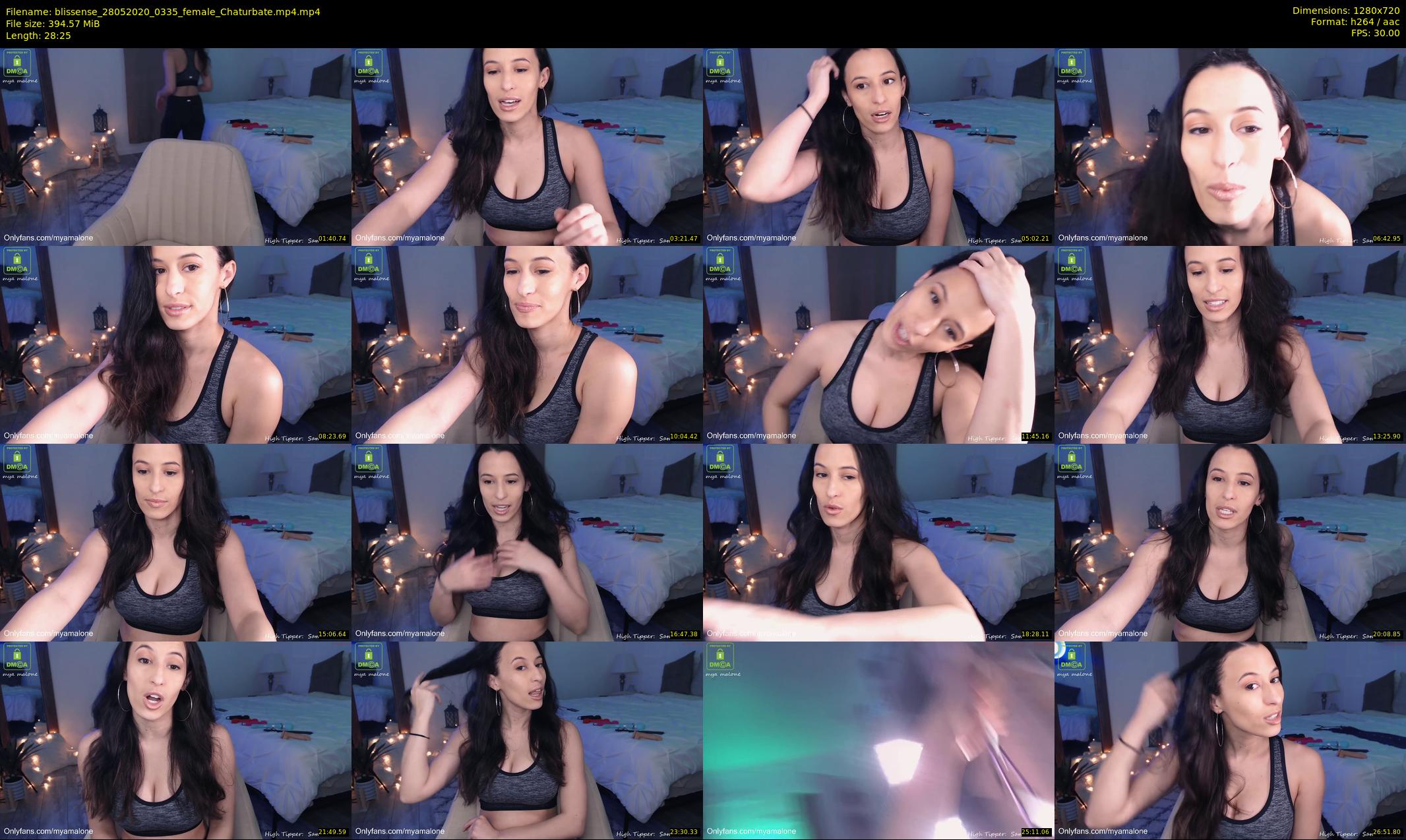 blissense — 29 minute Chaturbate female cam show recording, 720p, May 28, 2020