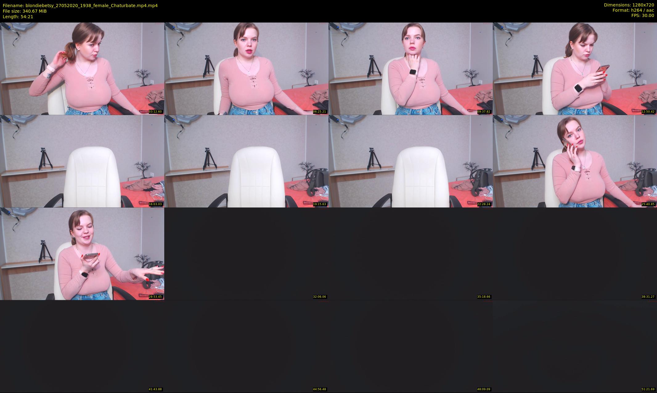 blondiebetsy — 55 minute Chaturbate female cam show recording, 720p, May 27, 2020