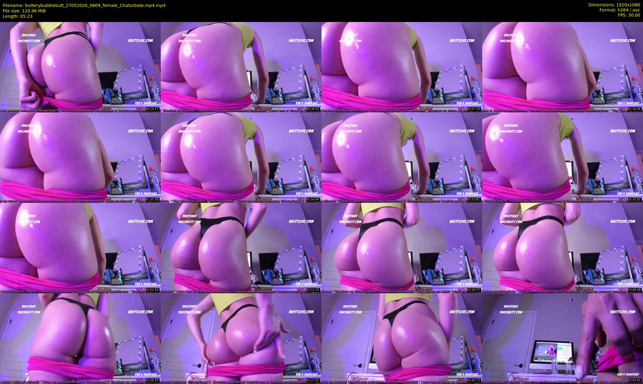 butterybubblebutt — 6 minute Chaturbate couple cam show recording, 1080p, May 27, 2020