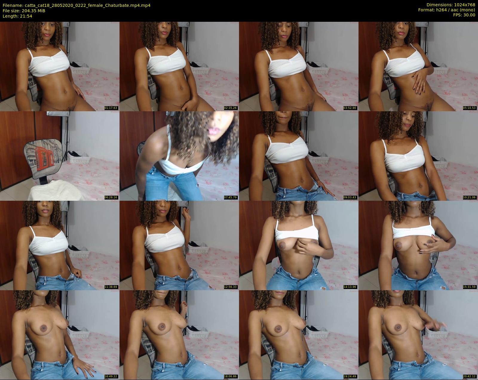 catta_cat18 — 22 minute Chaturbate female cam show recording, 720p, May 28, 2020