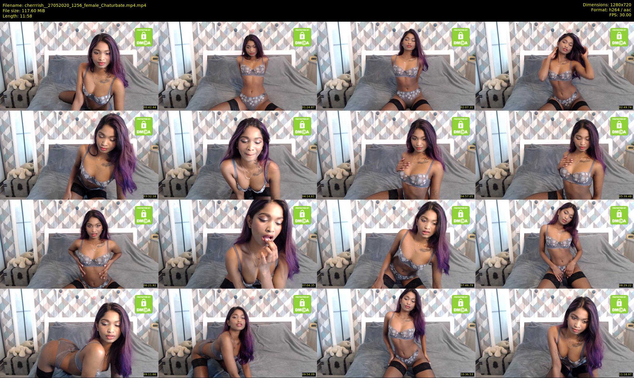 cherrrish_ — 12 minute Chaturbate female cam show recording, 720p, May 27, 2020