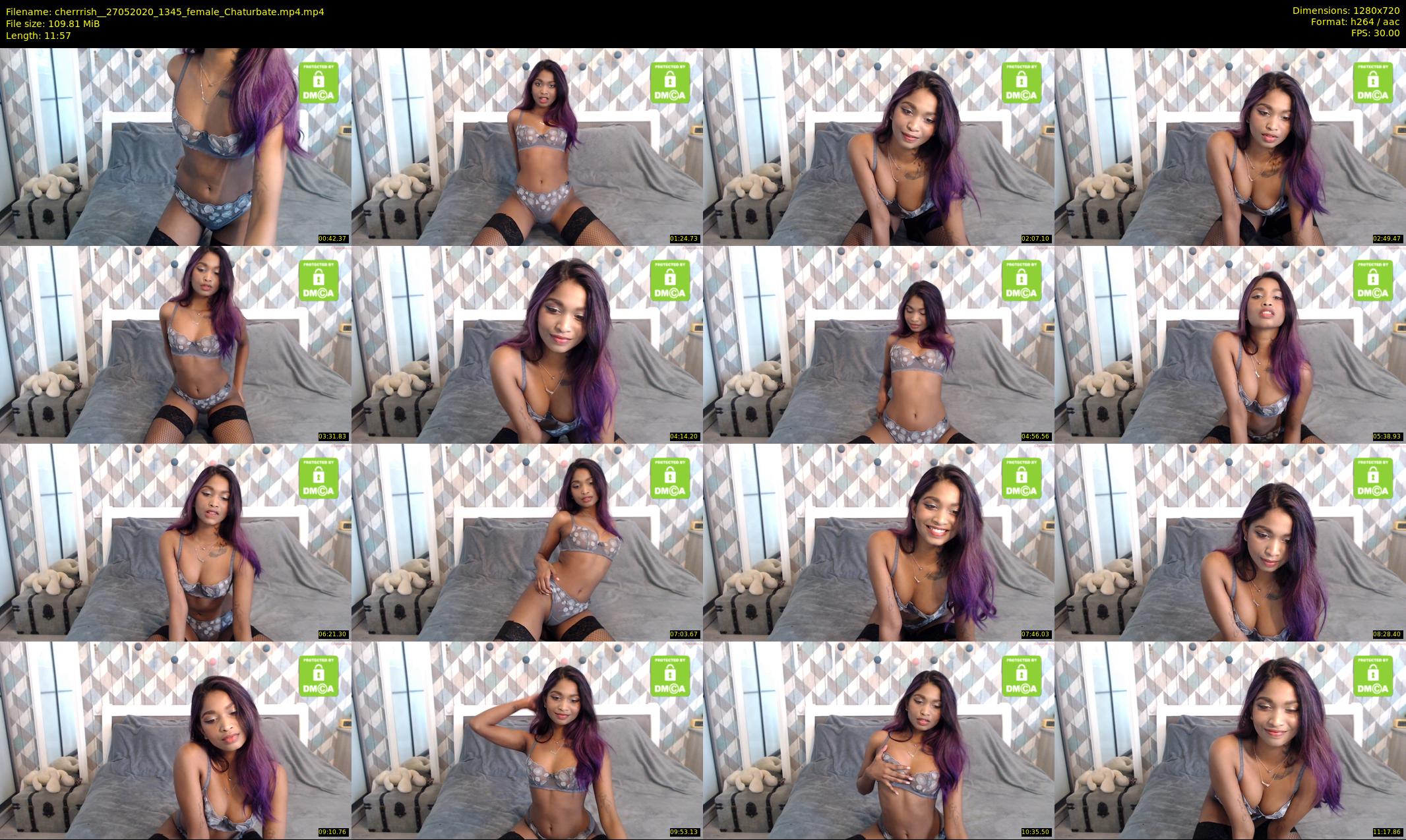 cherrrish_ — 12 minute Chaturbate female cam show recording, 720p, May 27, 2020