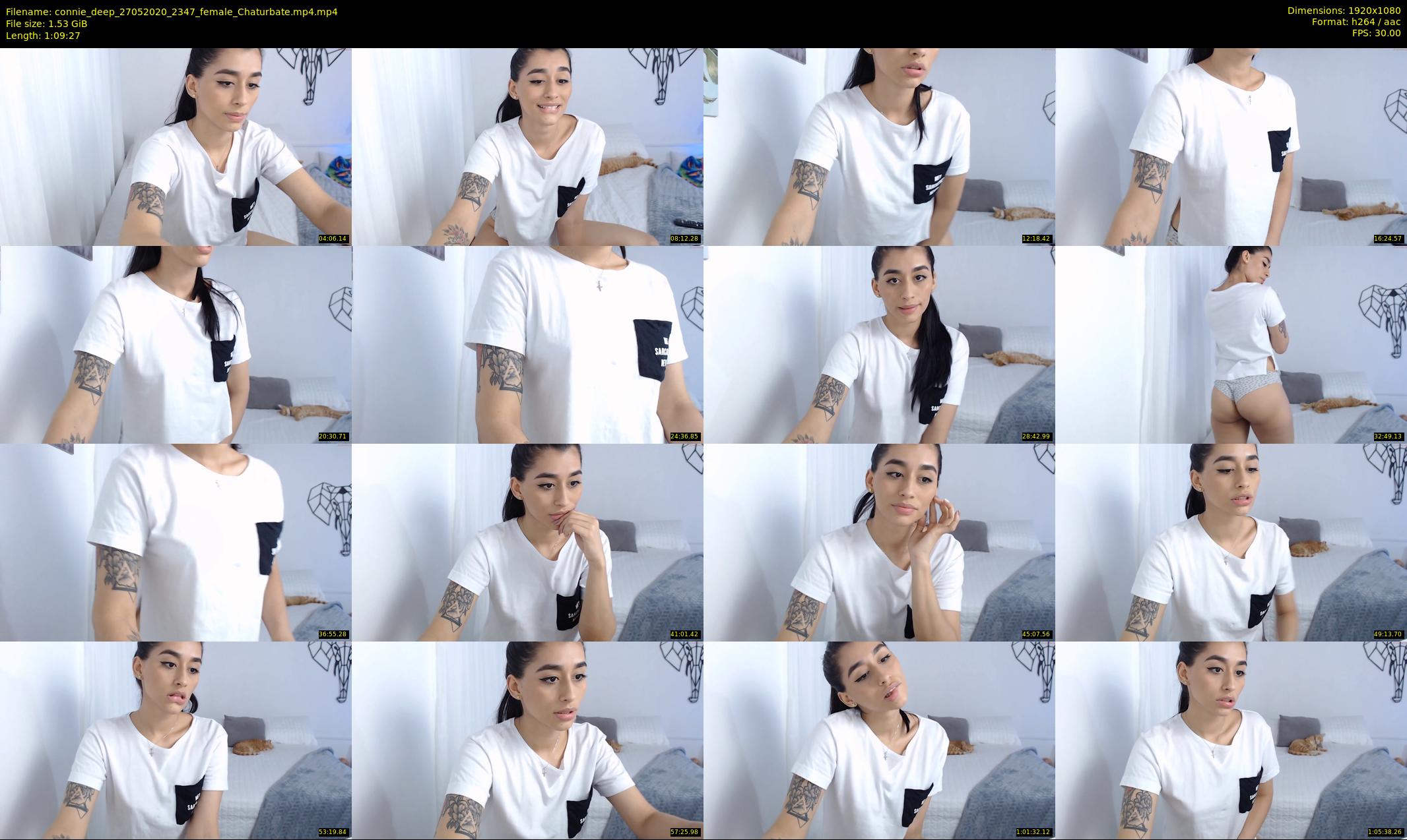 connie_deep — 70 minute Chaturbate female cam show recording, 1080p, May 27, 2020