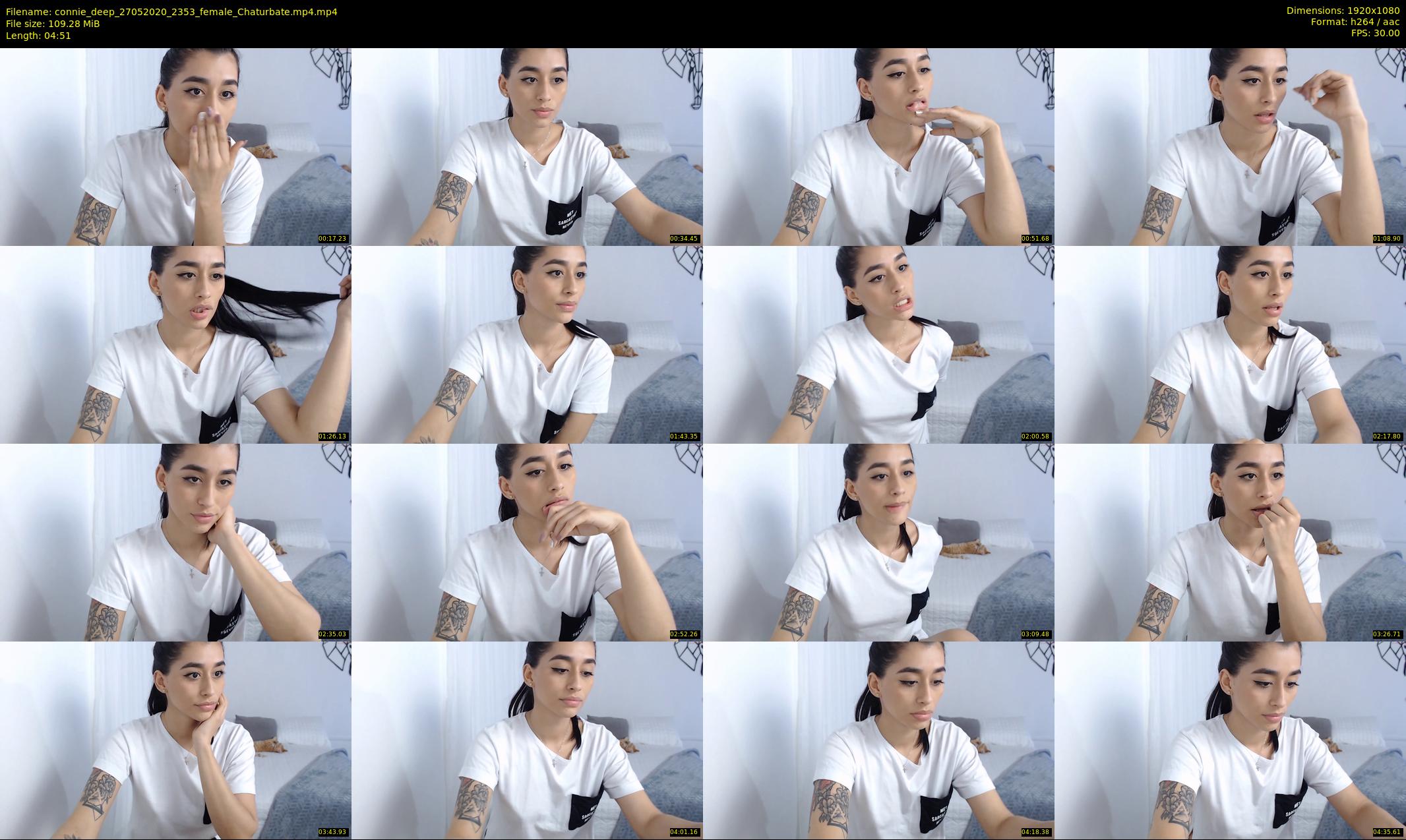 connie_deep — 5 minute Chaturbate female cam show recording, 1080p, May 27, 2020