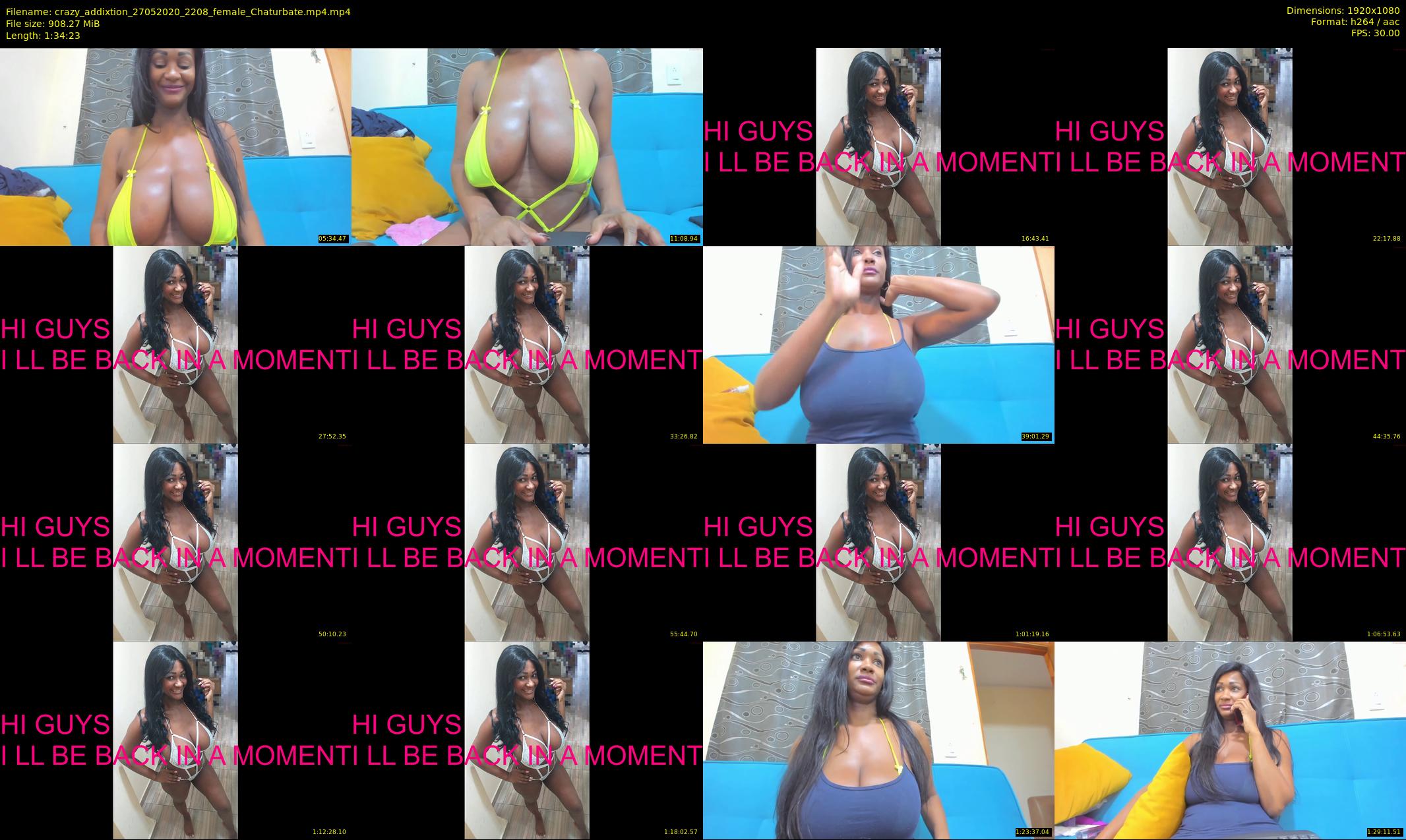 crazy_addixtion — 95 minute Chaturbate female cam show recording, 1080p, May 27, 2020