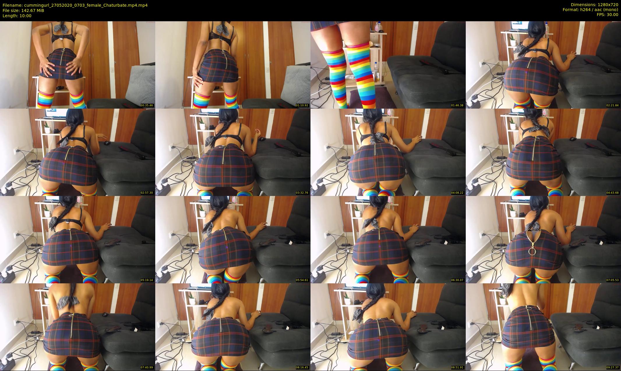 cummingurl — 10 minute Chaturbate couple cam show recording, 720p, May 27, 2020