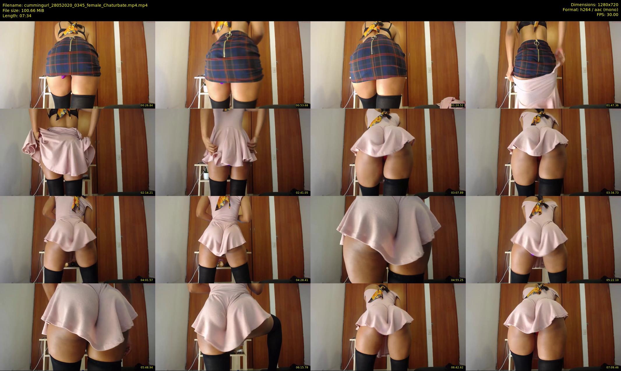 cummingurl — 8 minute Chaturbate couple cam show recording, 720p, May 28, 2020