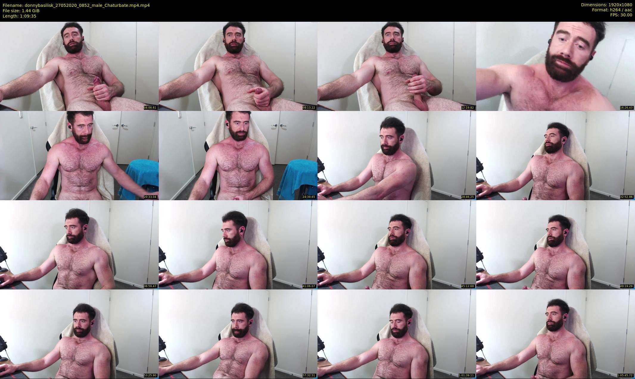 donnybasilisk — 70 minute Chaturbate male cam show recording, 1080p, May 27, 2020