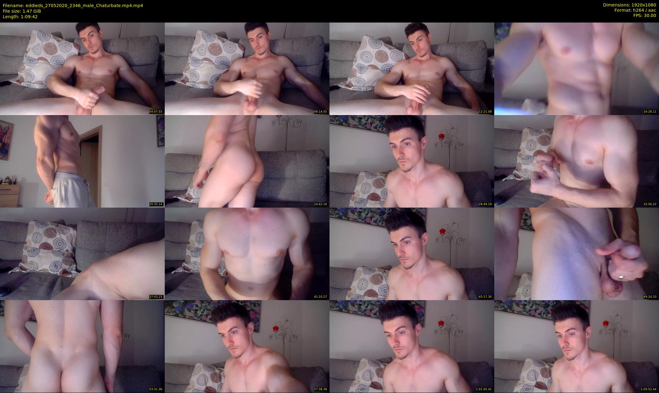 eddieds — 70 minute Chaturbate male cam show recording, 1080p, May 27, 2020