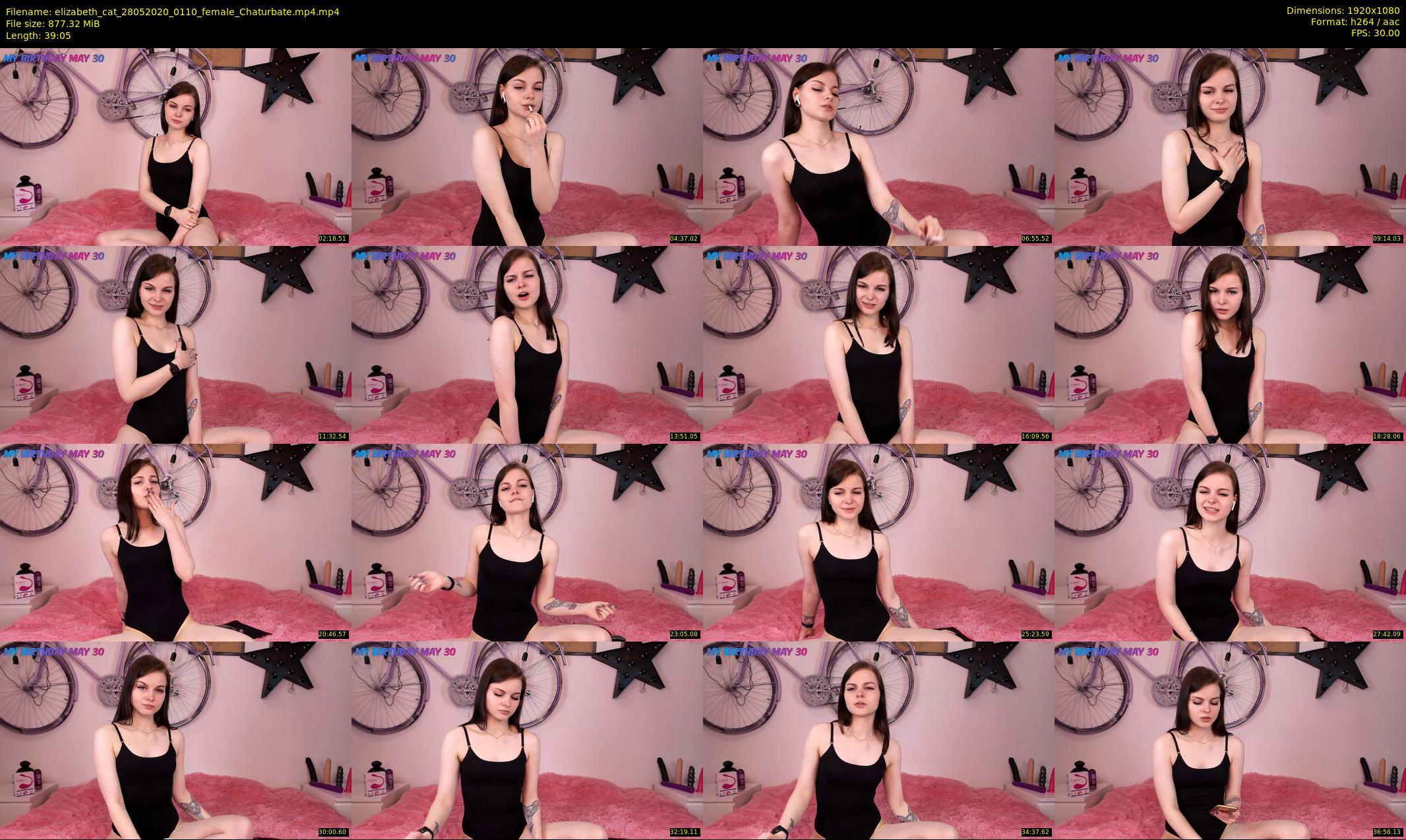 elizabeth_cat — 40 minute Chaturbate female cam show recording, 1080p, May 28, 2020