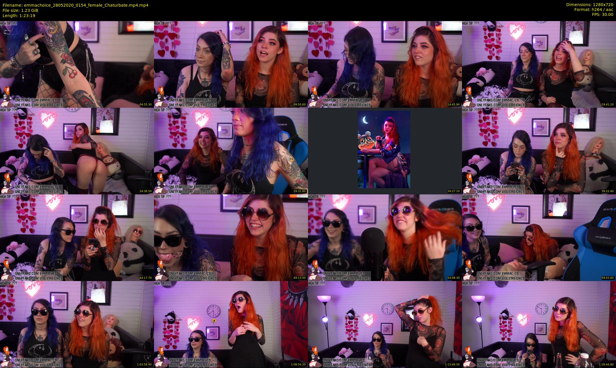 emmachoice — 84 minute Chaturbate female cam show recording, 720p, May 28, 2020