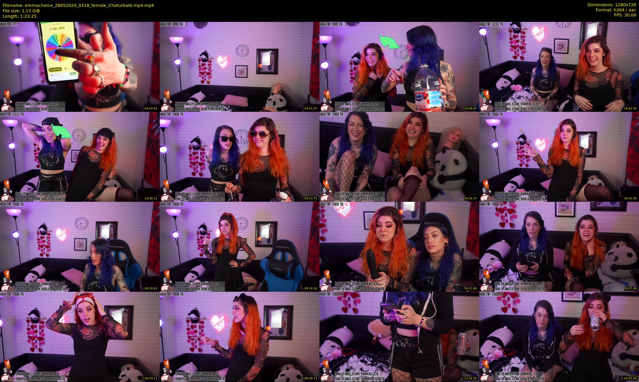 emmachoice — 84 minute Chaturbate female cam show recording, 720p, May 28, 2020