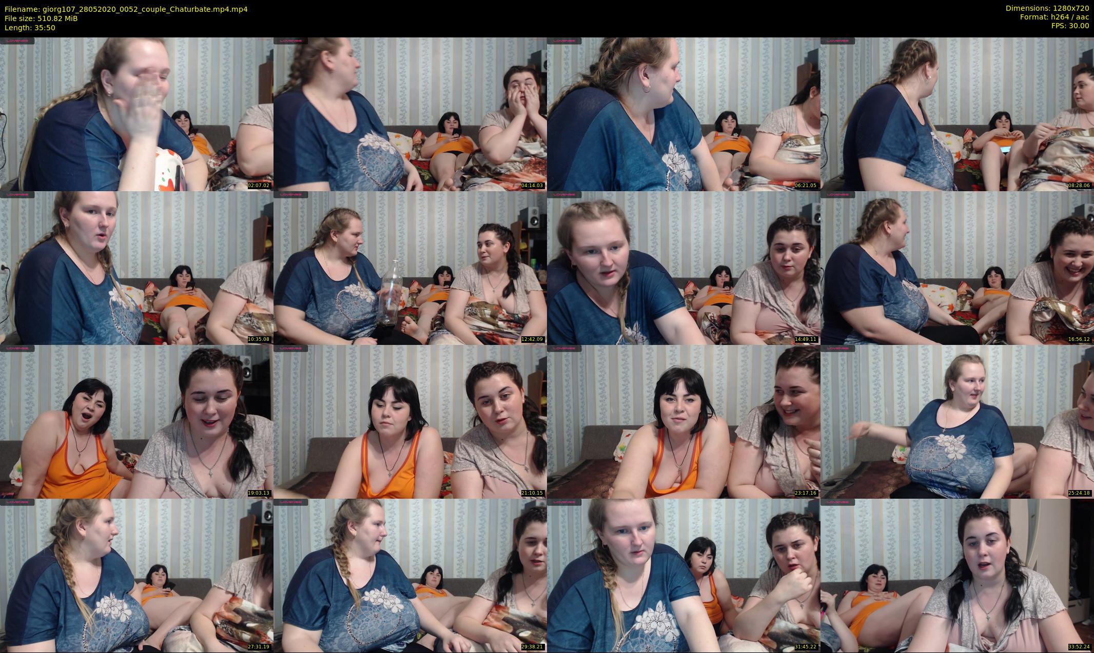 giorg107 — 36 minute Chaturbate couple cam show recording, 720p, May 28, 2020