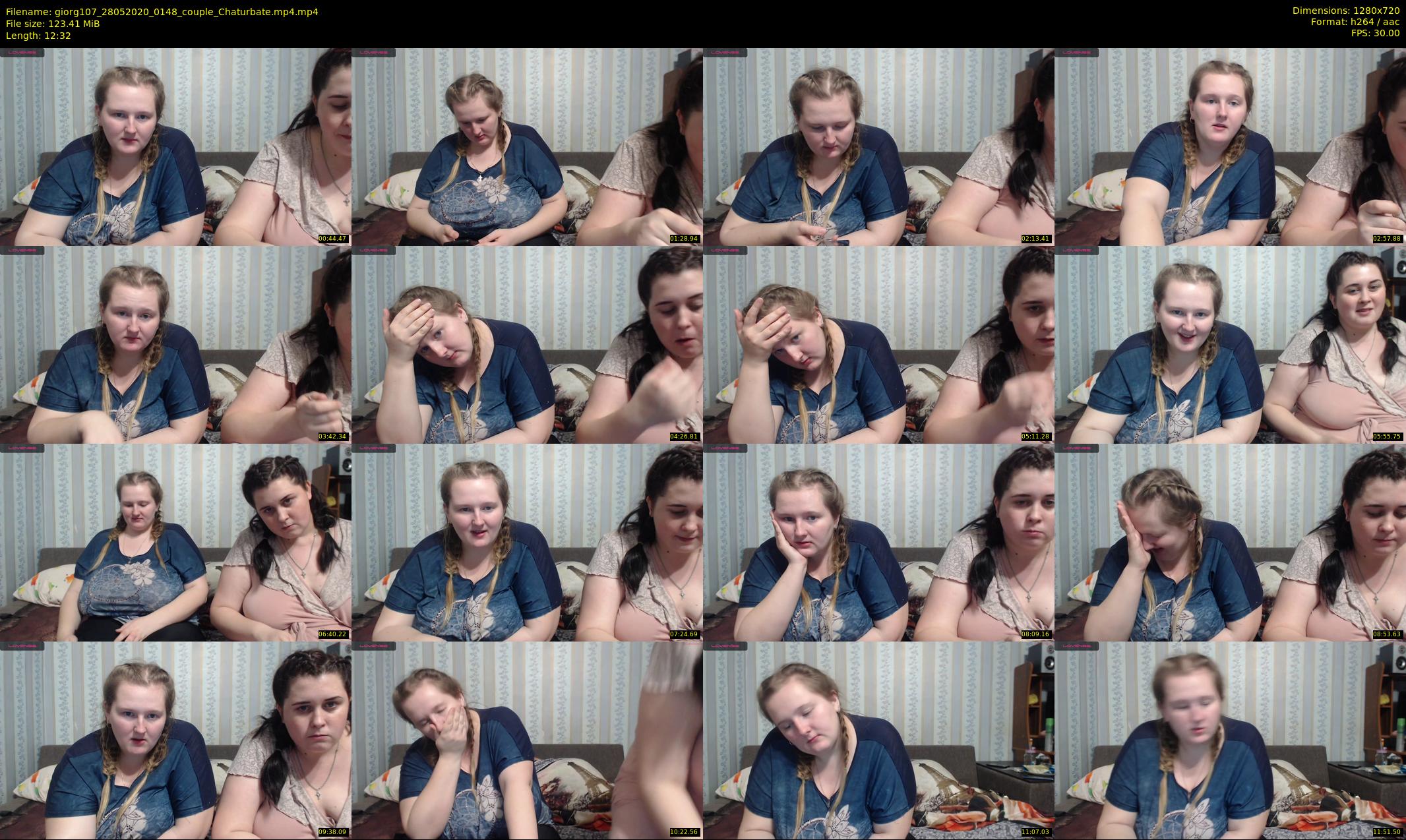 giorg107 — 13 minute Chaturbate couple cam show recording, 720p, May 28, 2020