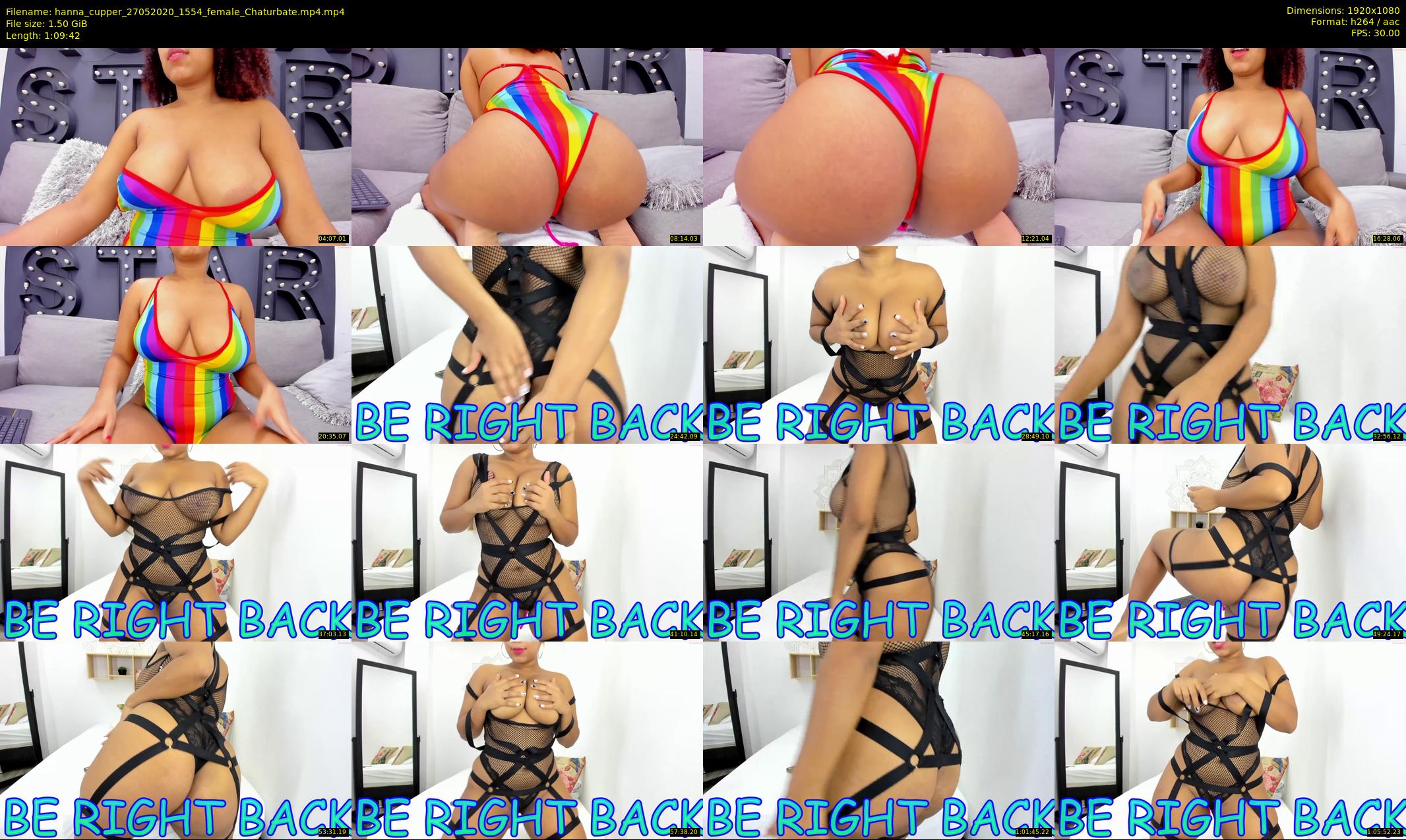 hanna_cupper — 70 minute Chaturbate female cam show recording, 1080p, May 27, 2020