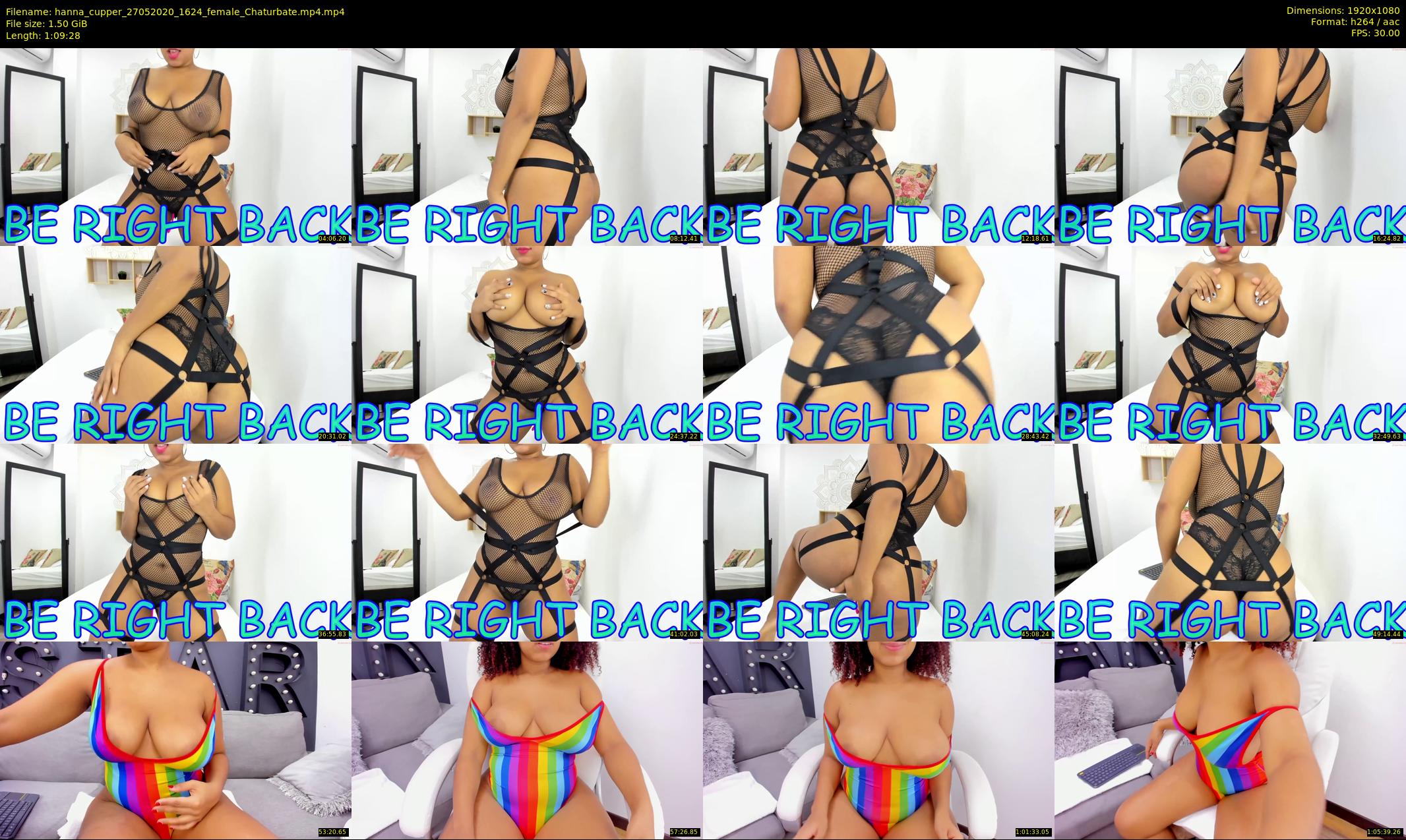 hanna_cupper — 70 minute Chaturbate female cam show recording, 1080p, May 27, 2020