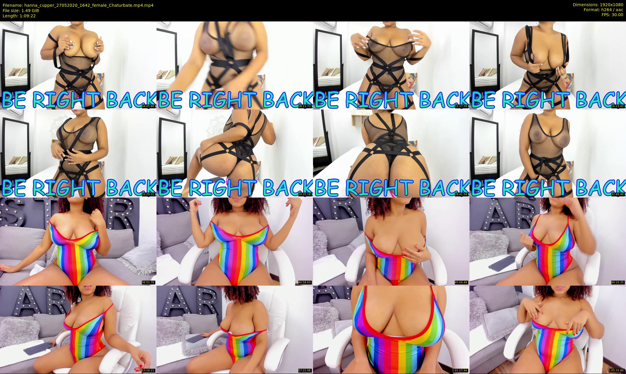 hanna_cupper — 70 minute Chaturbate female cam show recording, 1080p, May 27, 2020