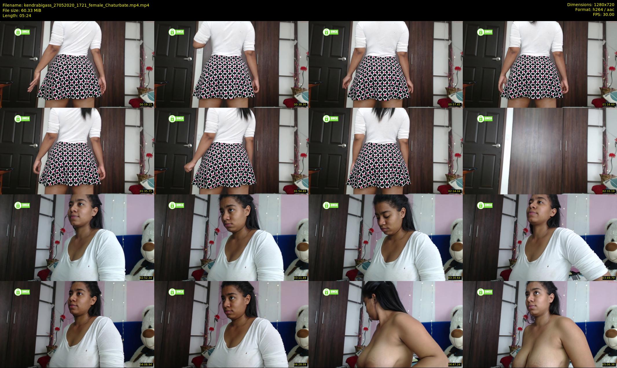 kendrabigass — 6 minute Chaturbate female cam show recording, 720p, May 27, 2020