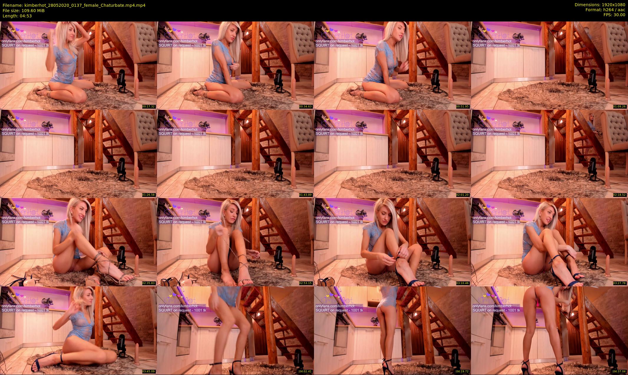 kimberhot — 5 minute Chaturbate female cam show recording, 1080p, May 28, 2020