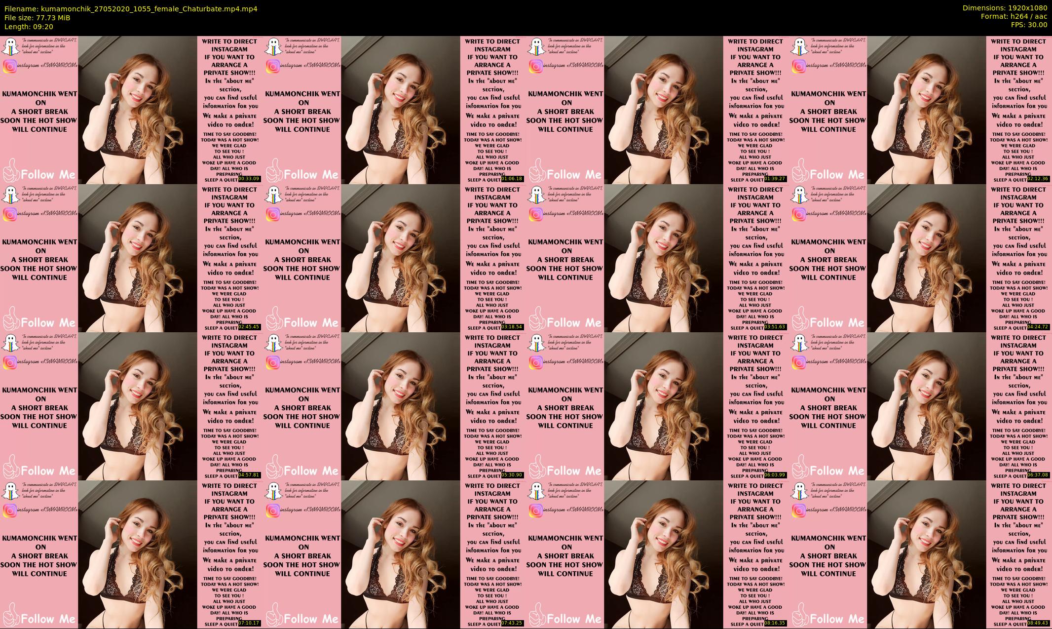 kumamonchik — 10 minute Chaturbate couple cam show recording, 1080p, May 27, 2020