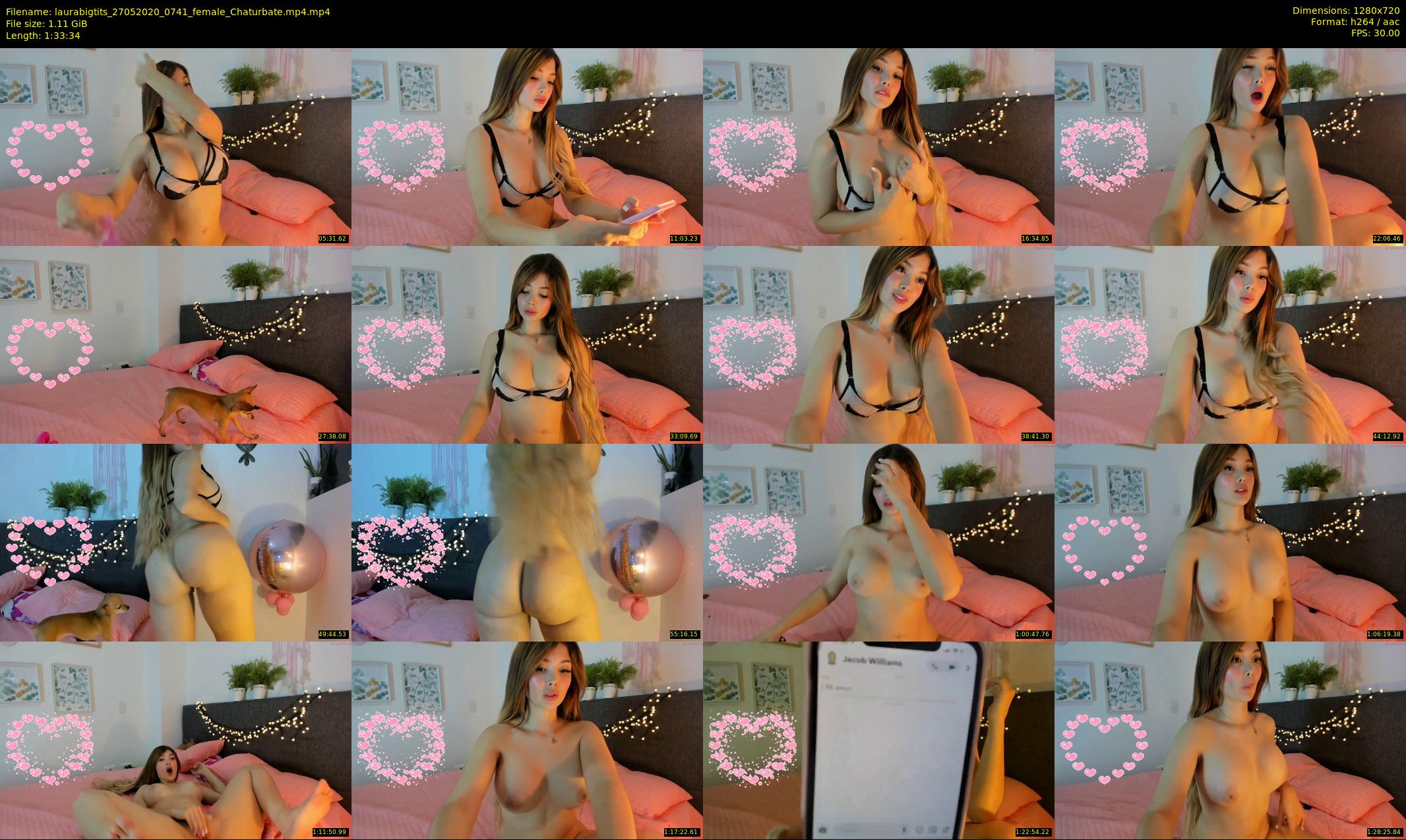 laurabigtits — 94 minute Chaturbate female cam show recording, 720p, May 27, 2020