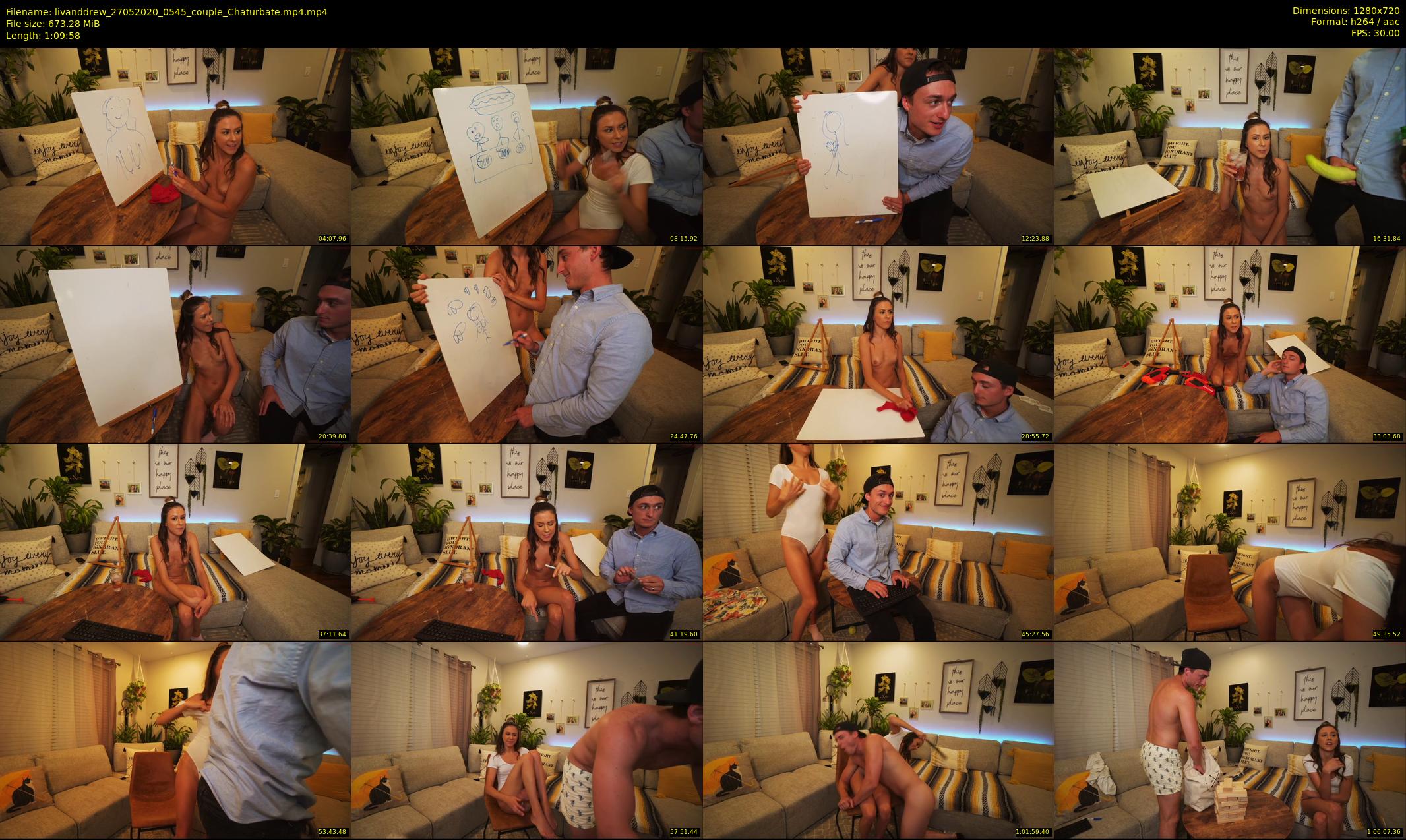 livanddrew — 70 minute Chaturbate couple cam show recording, 720p, May 27, 2020