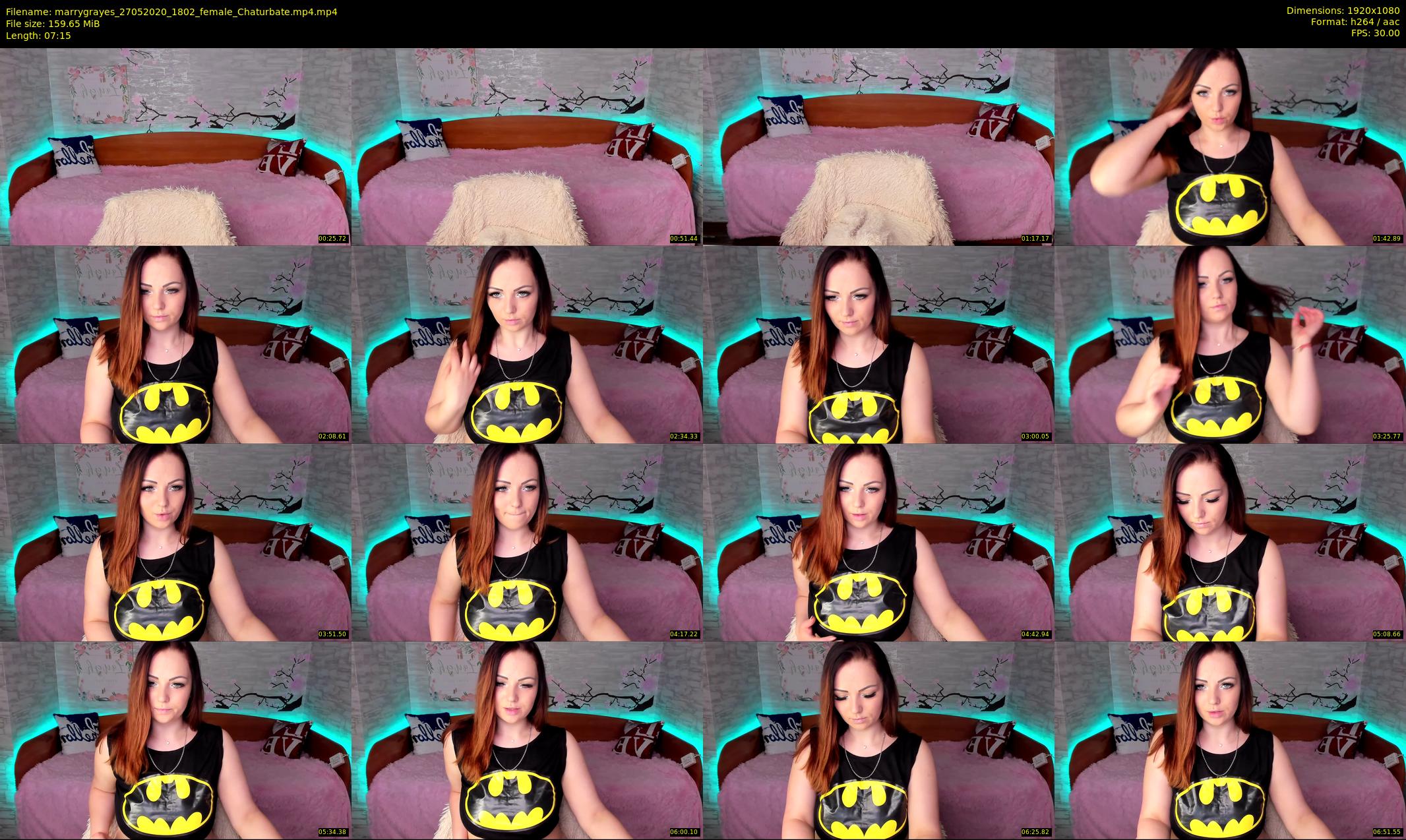 marrygrayes — 8 minute Chaturbate female cam show recording, 1080p, May 27, 2020