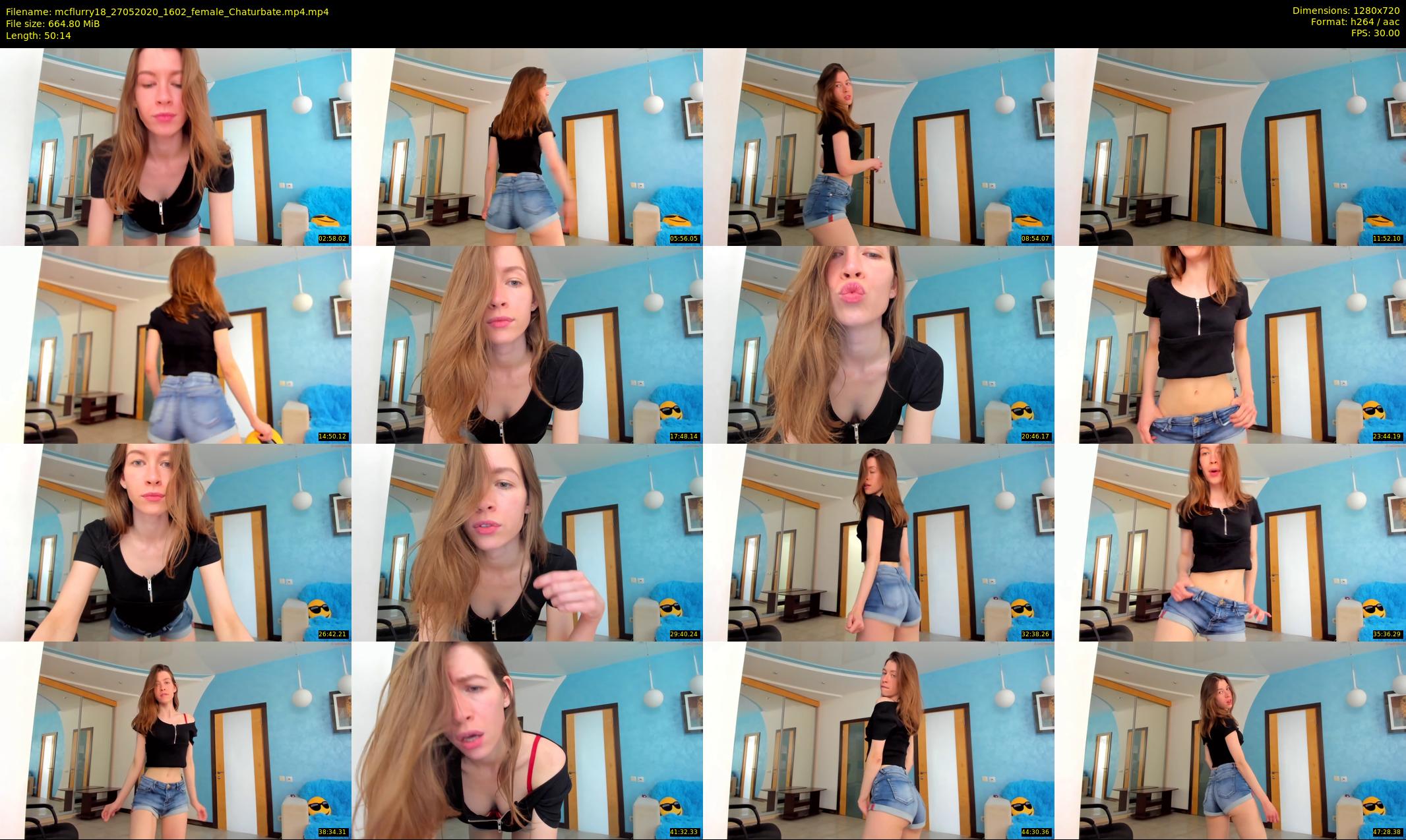 mcflurry18 — 51 minute Chaturbate female cam show recording, 720p, May 27, 2020
