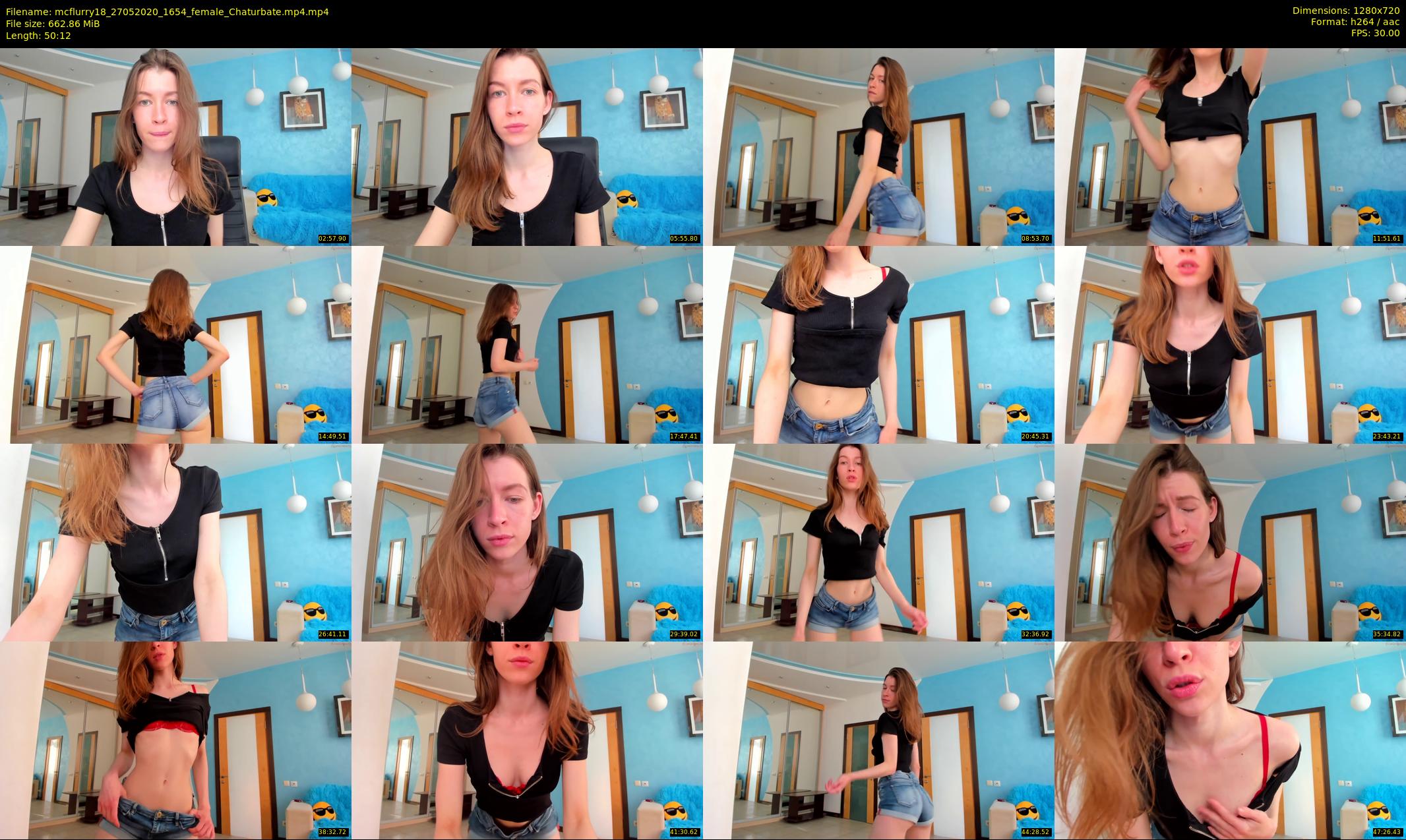 mcflurry18 — 51 minute Chaturbate female cam show recording, 720p, May 27, 2020