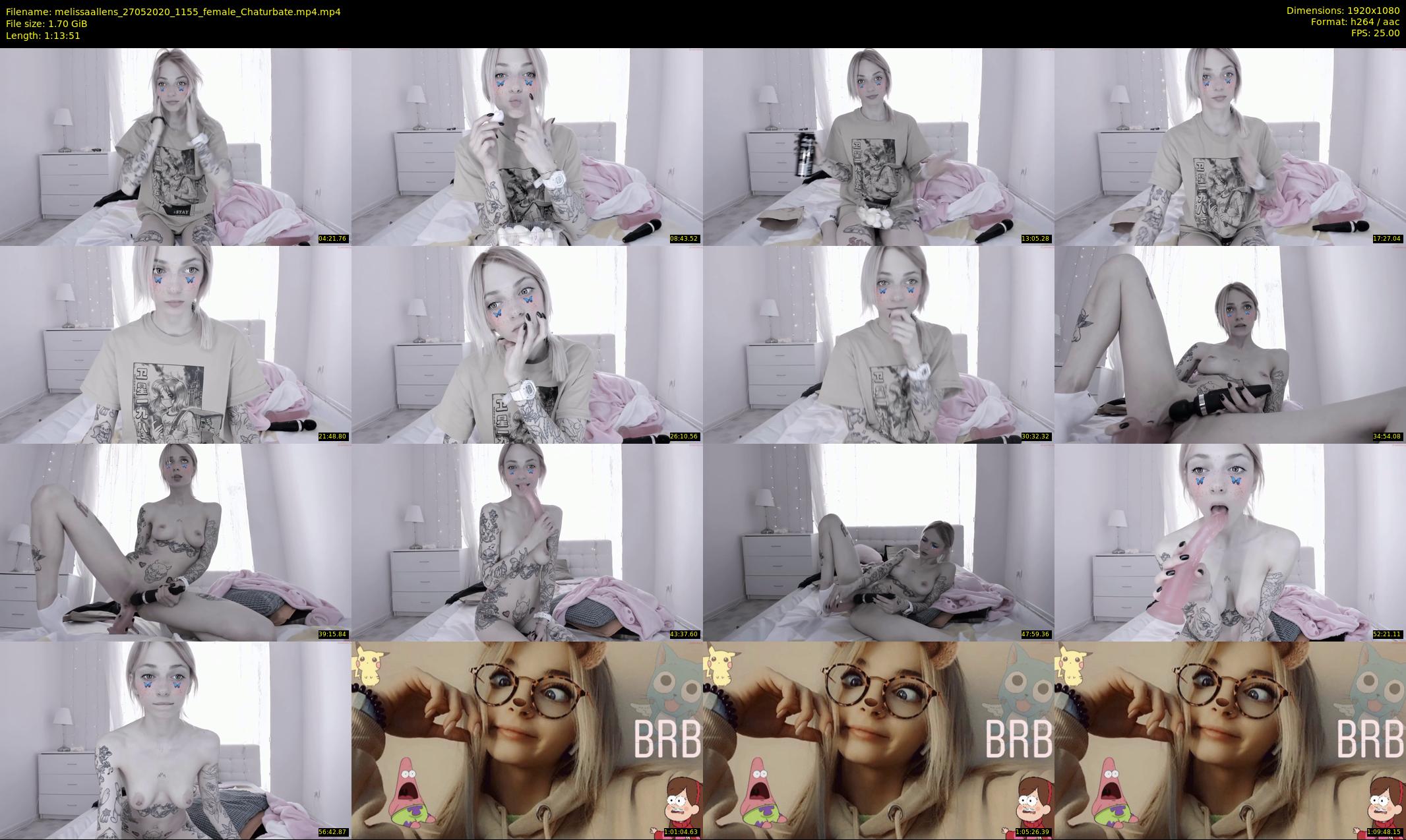 melissaallens — 74 minute Chaturbate female cam show recording, 1080p, May 27, 2020
