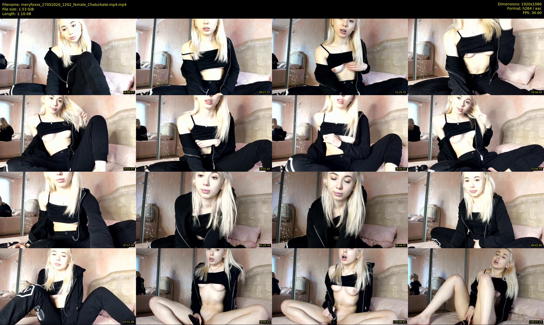 meryfoxxx — 71 minute Chaturbate female cam show recording, 1080p, May 27, 2020