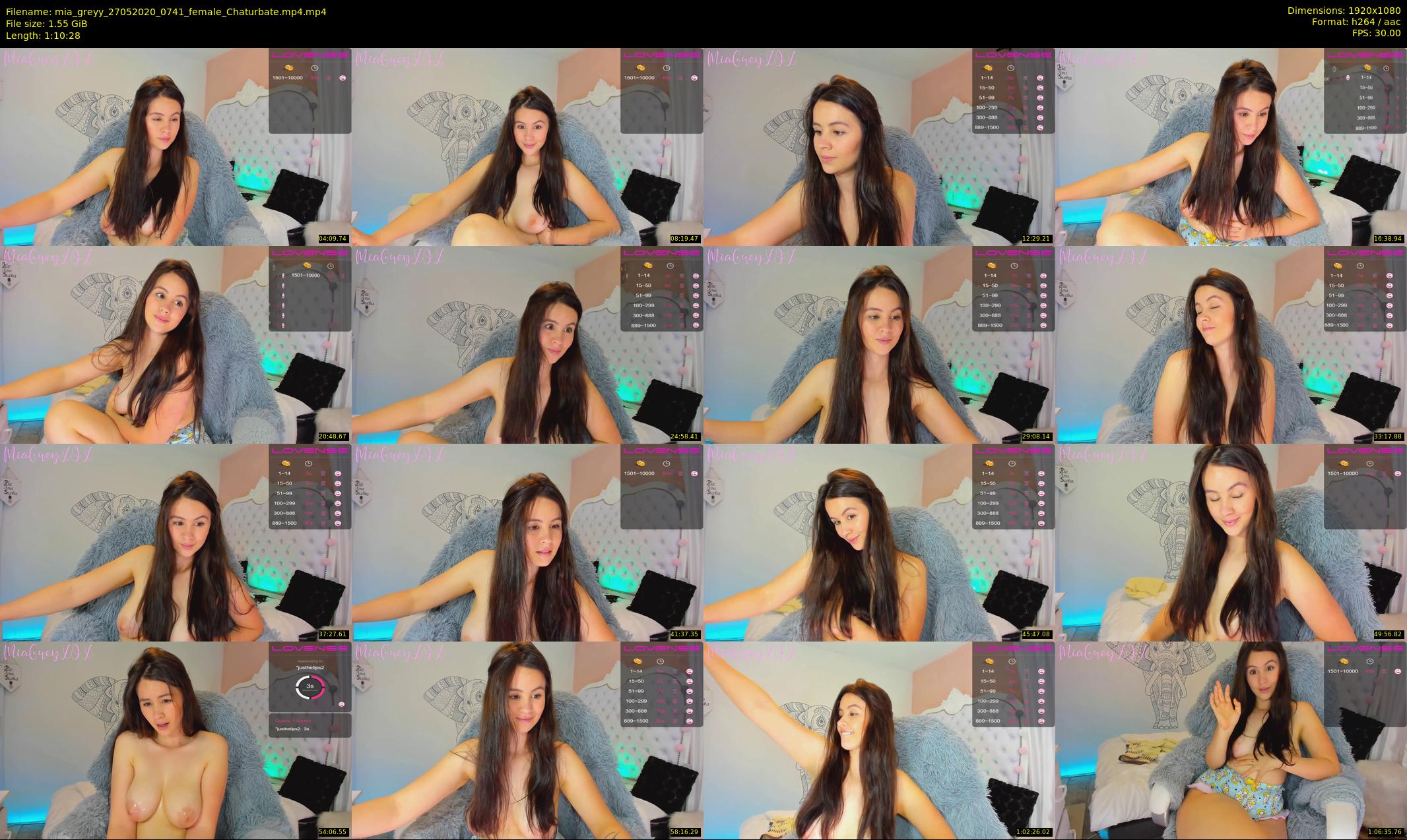 mia_greyy — 71 minute Chaturbate female cam show recording, 1080p, May 27, 2020